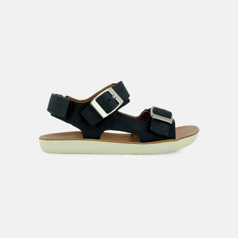 shoo-pom-goa-back-easy-sandales-enfant-cuir-nubuck-bleu-profond image 4