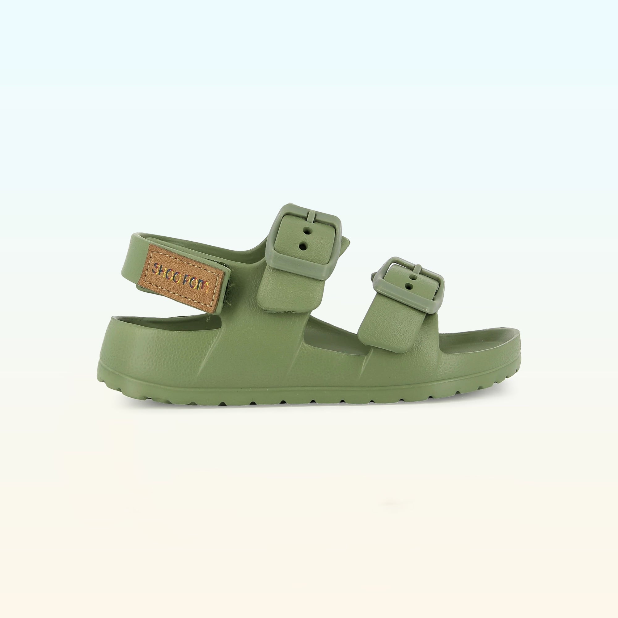 shoo-pom-surfy-buckles-sandale-de-plage-enfant-kaki-waterproof image 3
