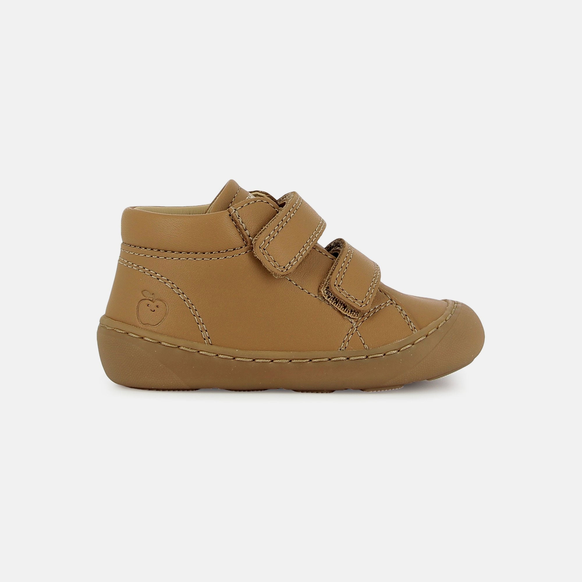 shoo-pom-plum-easy-barefoot-premiers-pas-nappa-camel-clair image 5