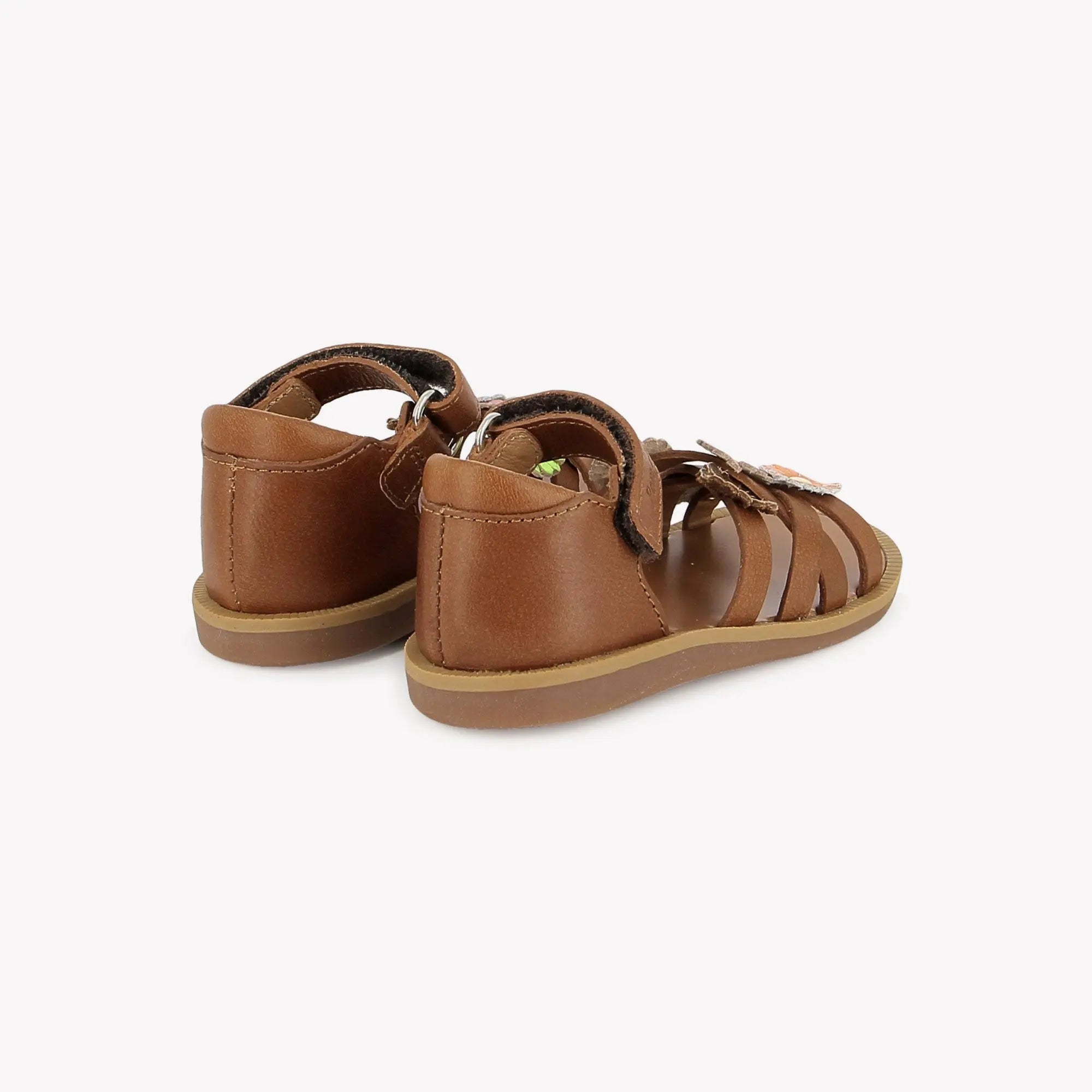pom-d-api-poppy-spring-vaquetta-camel-sandale-fille-premiers-pas image 3