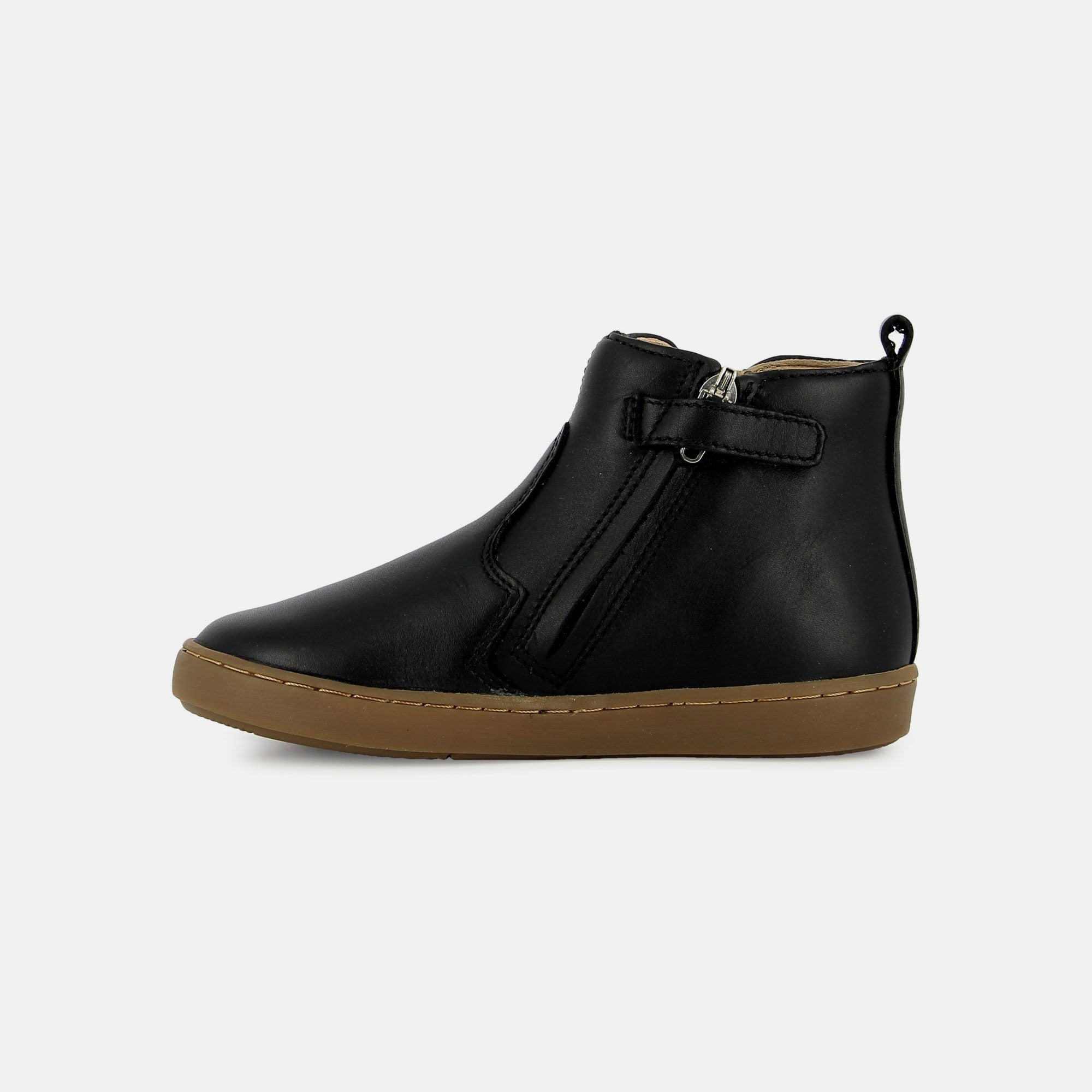 shoo-pom-play-new-apple-bottine-cuir-noir-nappa-gloss-black-metal image 5