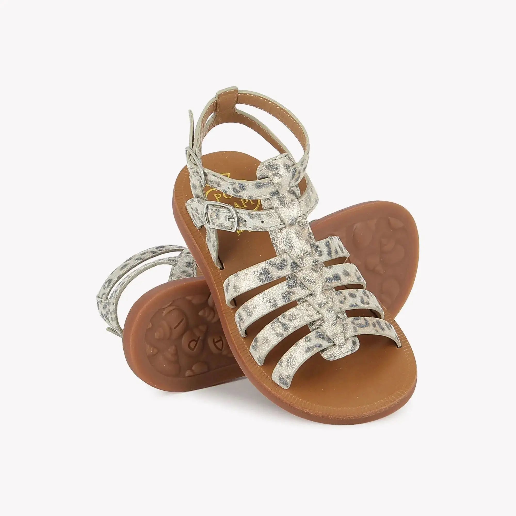 pom-d-api-plagette-gladiator-sandale-t-bianco-platino-fille image 2