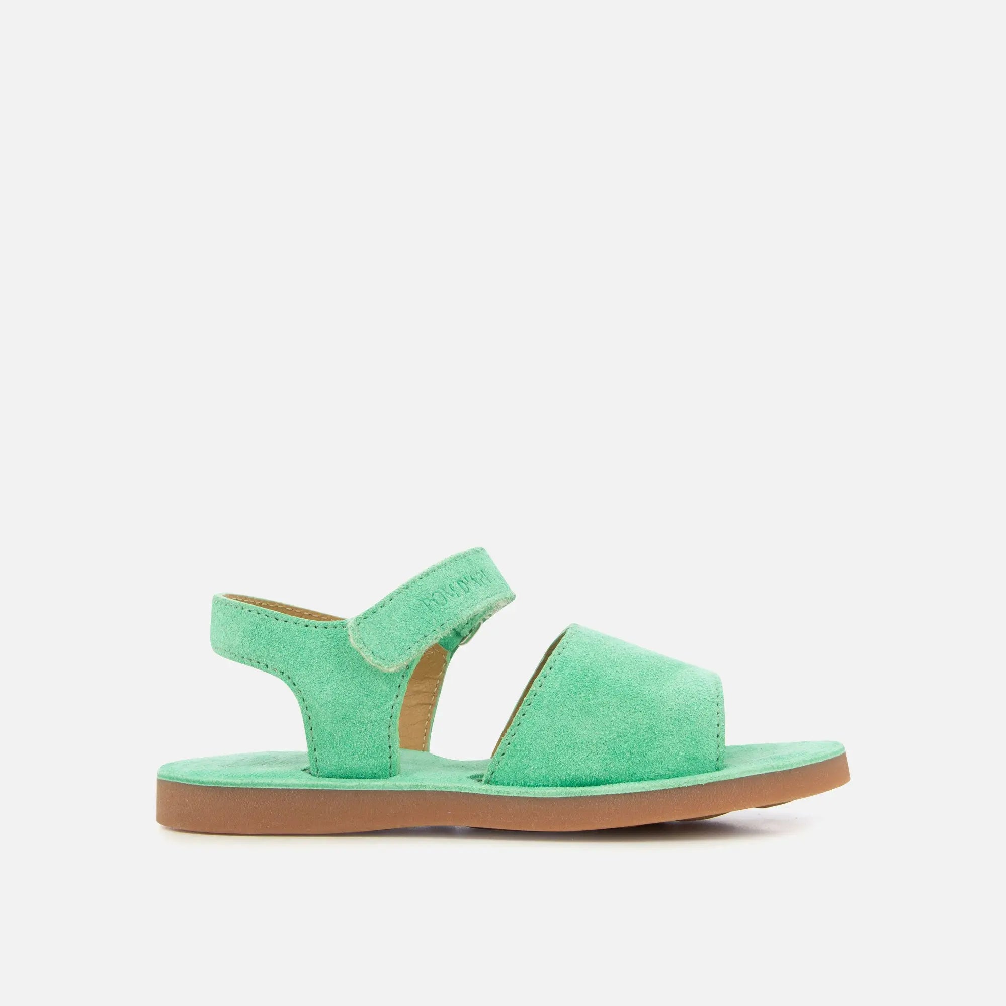 pom-d-api-plage-air-easy-sandale-gar-on-velours-vert image 3