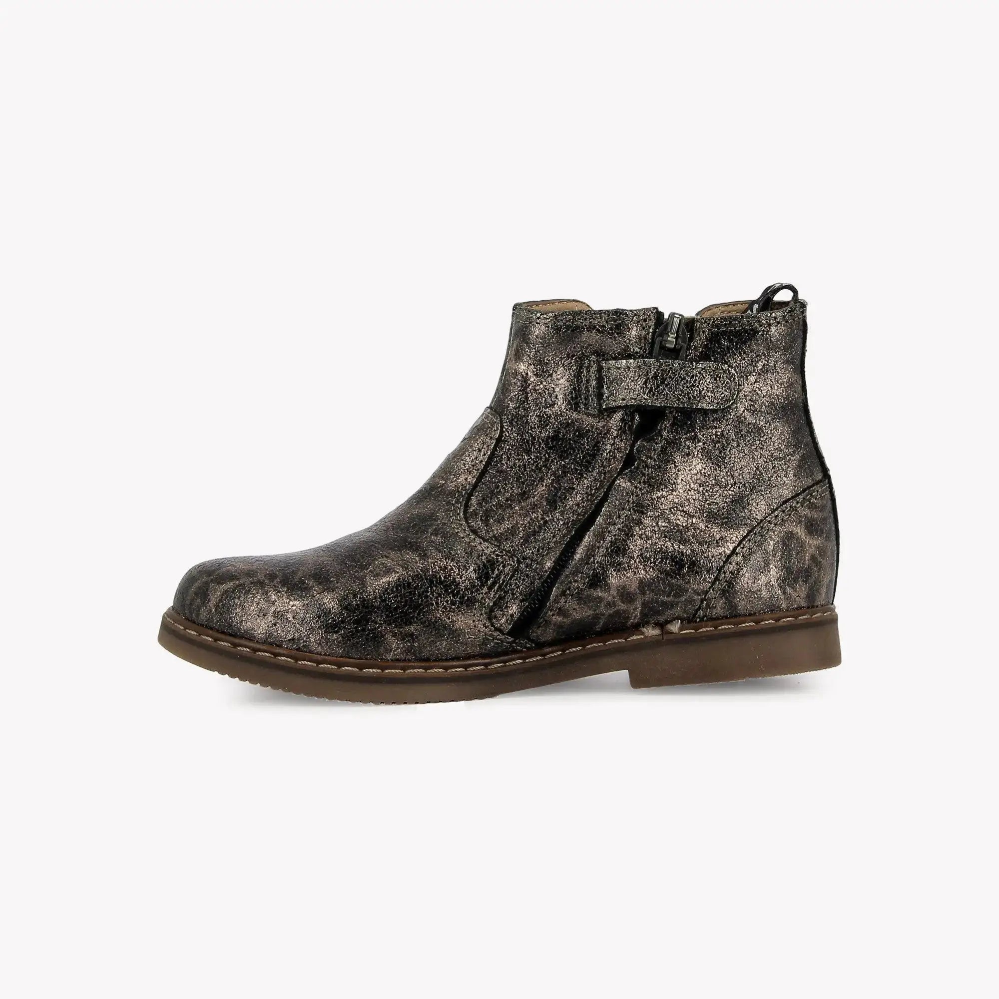 pom-d-api-city-jodzip-bottine-fille-cuir-iris-noir image 5