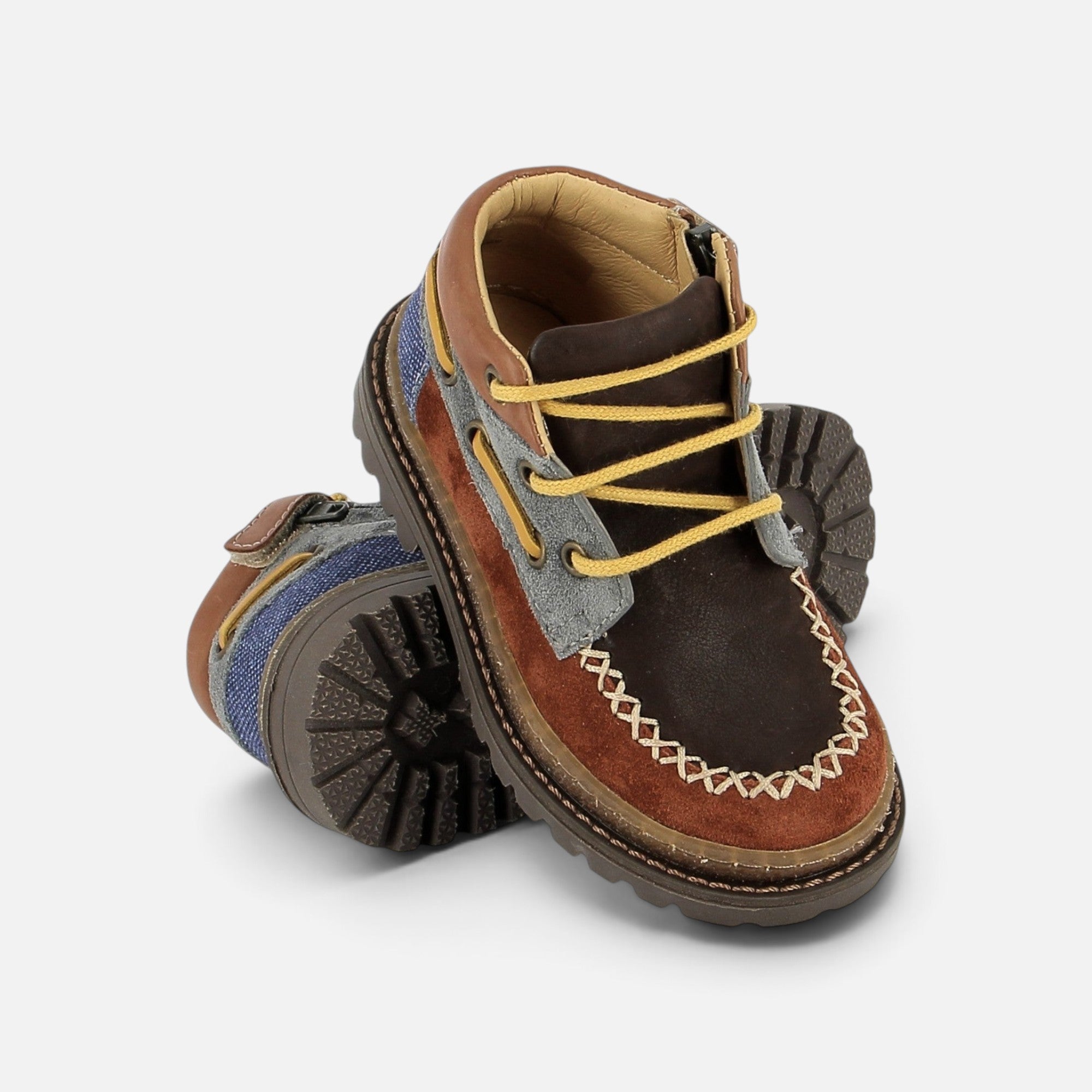 pom-d-api-wall-boat-vel-kentuky-chaussure-basse-enfant-brique-basilic image 2
