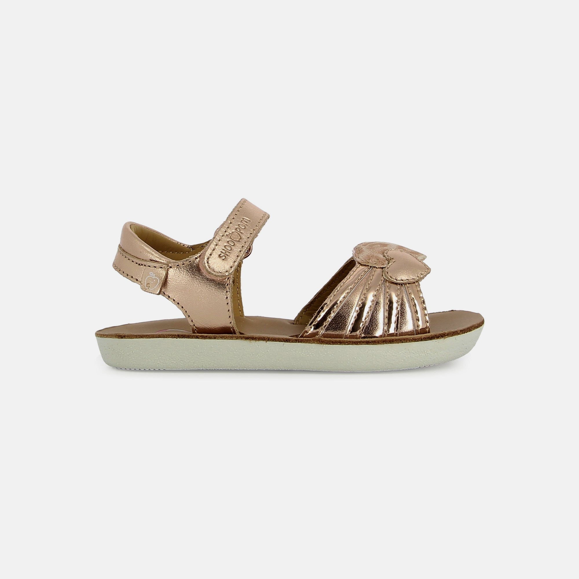 shoo-pom-goa-heart-sandale-cuir-fille-cuivre-pink-c-ur image 4