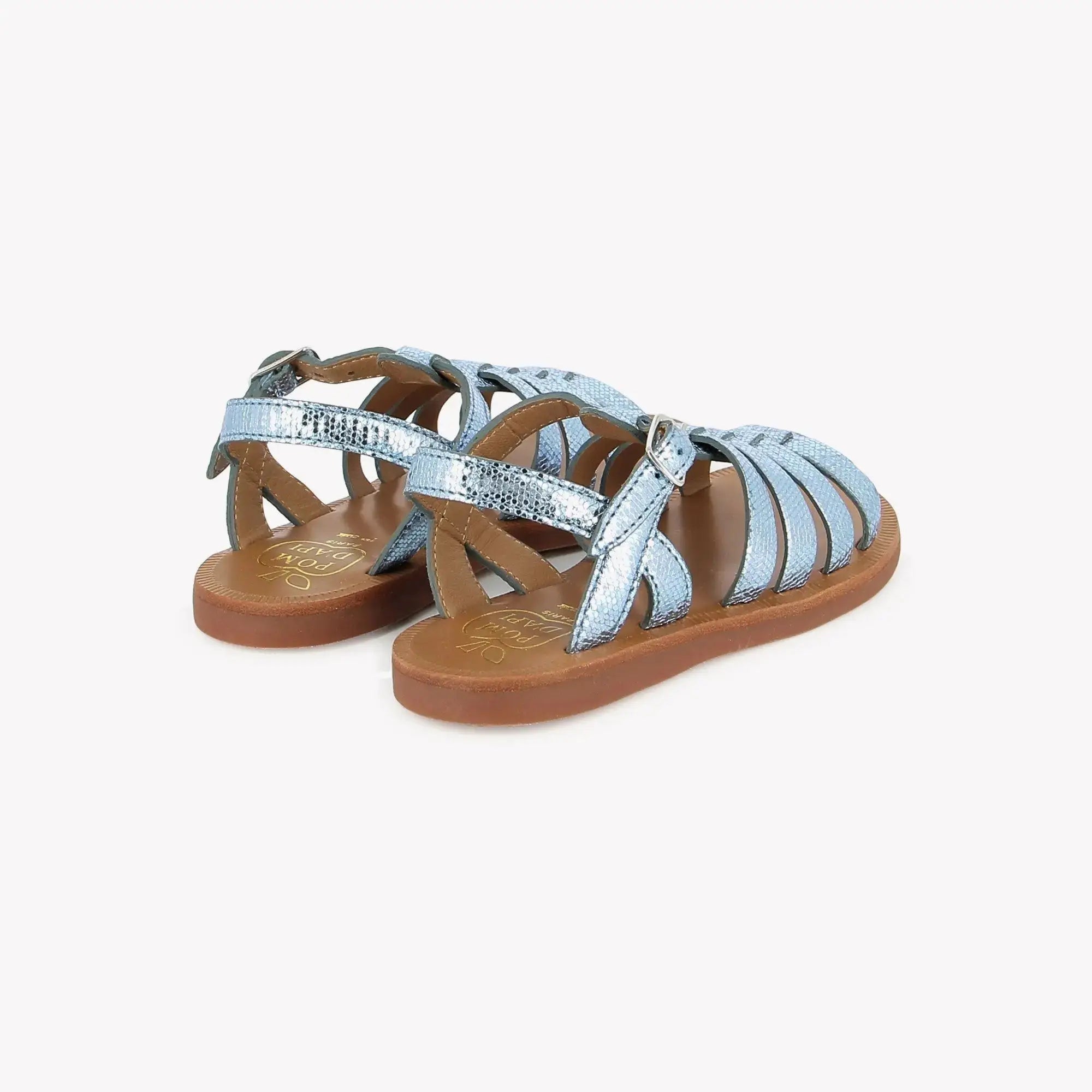 pom-d-api-plagette-strap-sandales-enfant-fille-turquoise-milos image 4