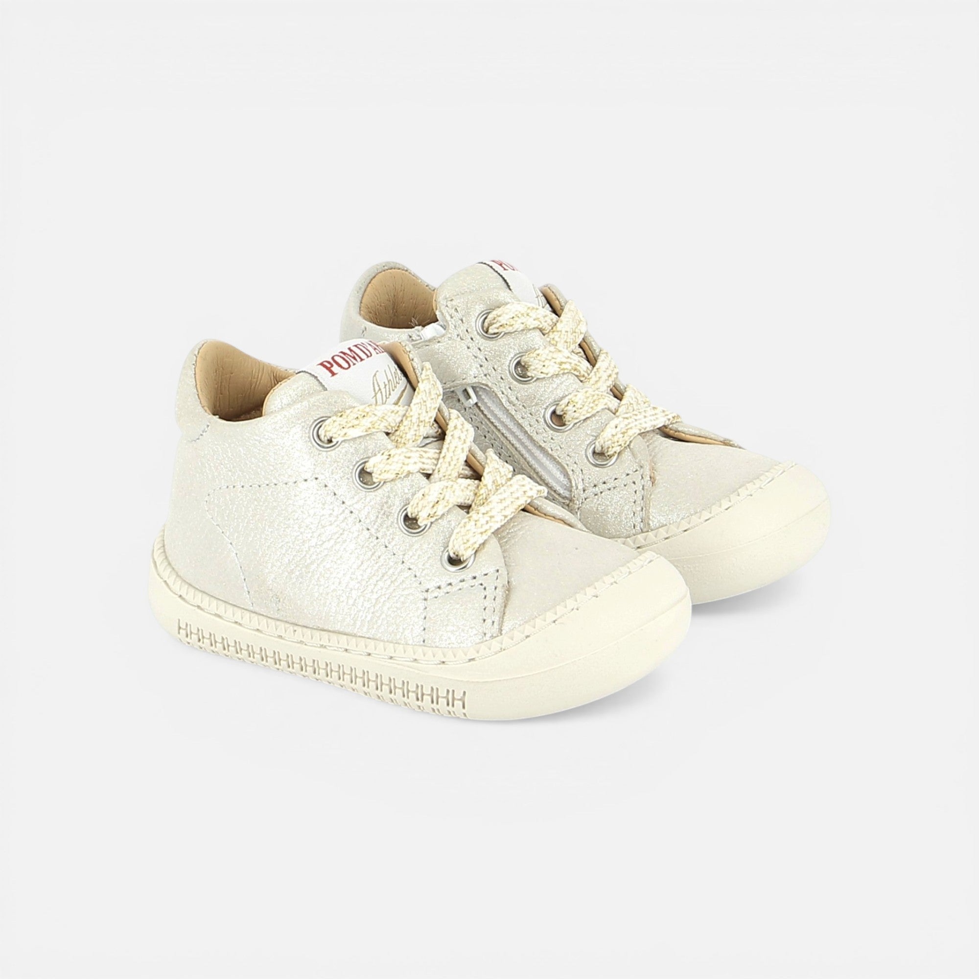 pom-d-api-yaka-walk-barefoot-basket-b-b-fille-craie-melania image 1