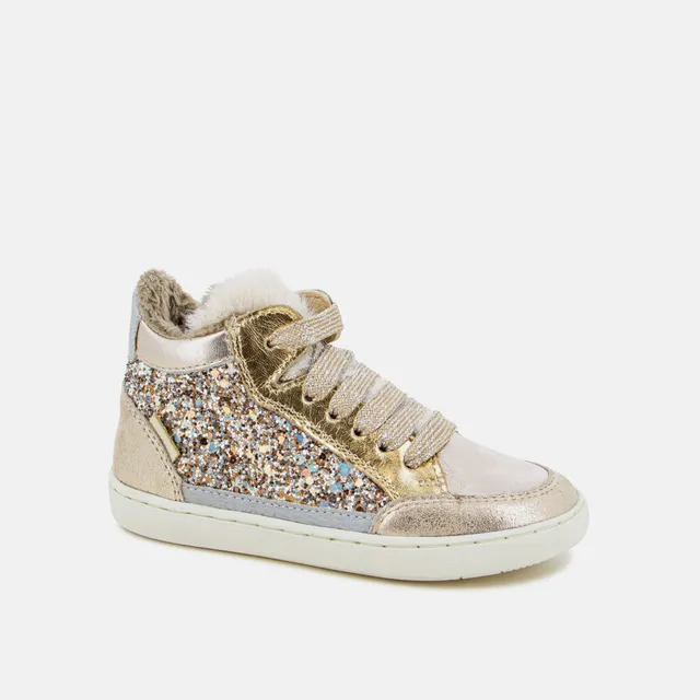 shoo-pom-play-connect-bont-basket-montante-brons-platinum image 1