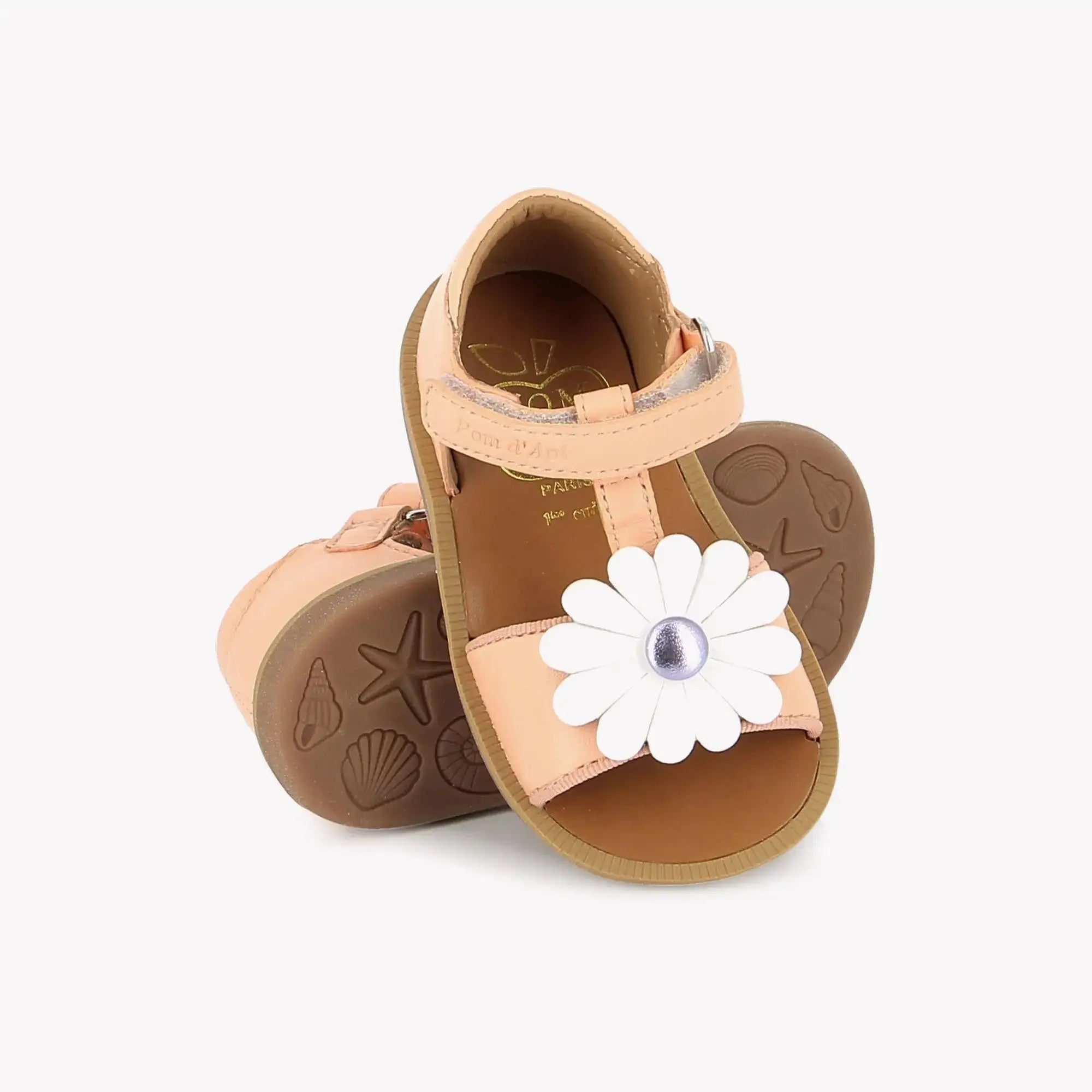 pom-d-api-poppy-big-flo-sandale-premiers-pas-fille-clems image 2