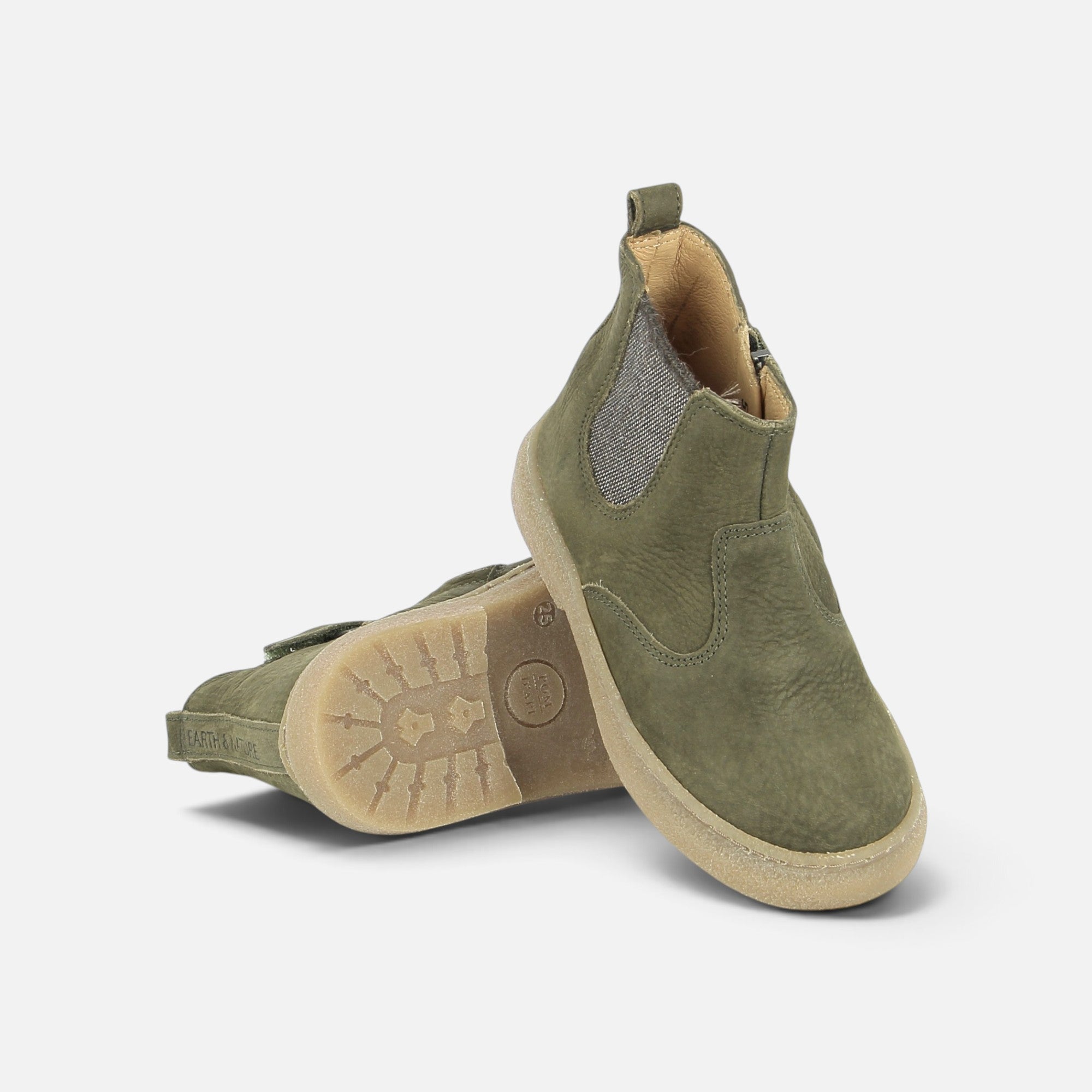 pom-d-api-trix-jod-zip-nubuck-grain-kaki-bottine-gar-on image 3