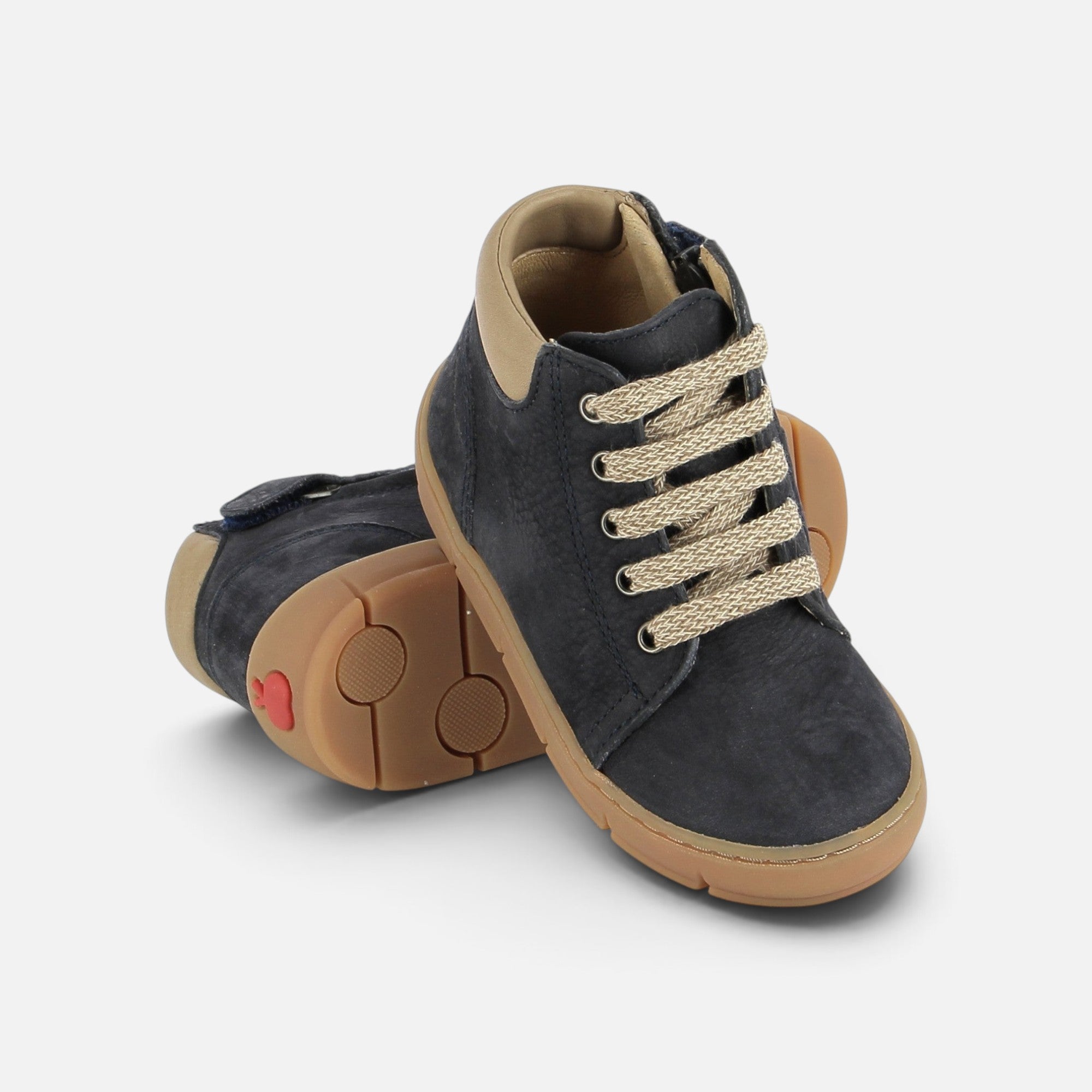 pom-d-api-start-top-chaussure-montante-gar-on-nubuck-marine image 2