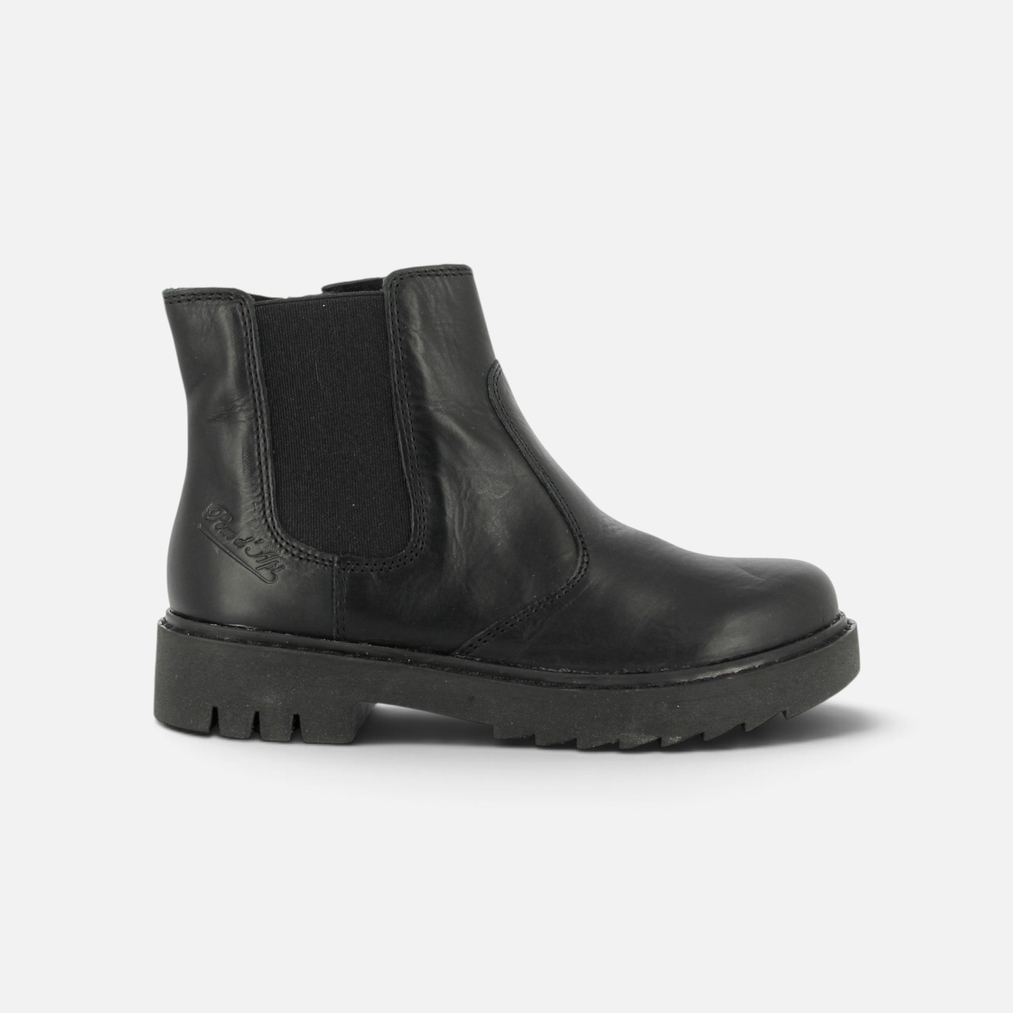 pom-d-api-sid-jodzip-boots-enfant-nappa-noir-semelle-noire image 4