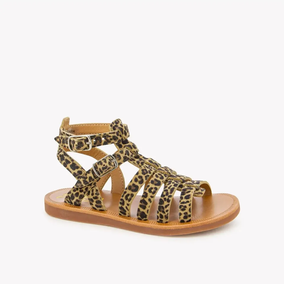 pom-d-api-plagette-gladiator-sandale-sahara-mini-leo image 1