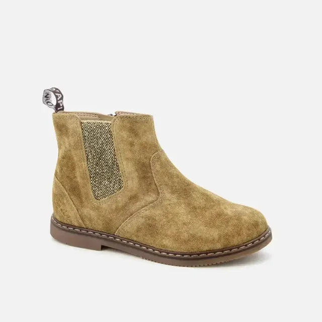 pom-d-api-city-jodzip-bottine-enfant-cuir-velours-marron image 1