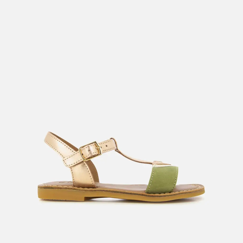 shoo-pom-lazar-delta-sandale-grande-pointure-cuir-kaki-m-tallis image 2