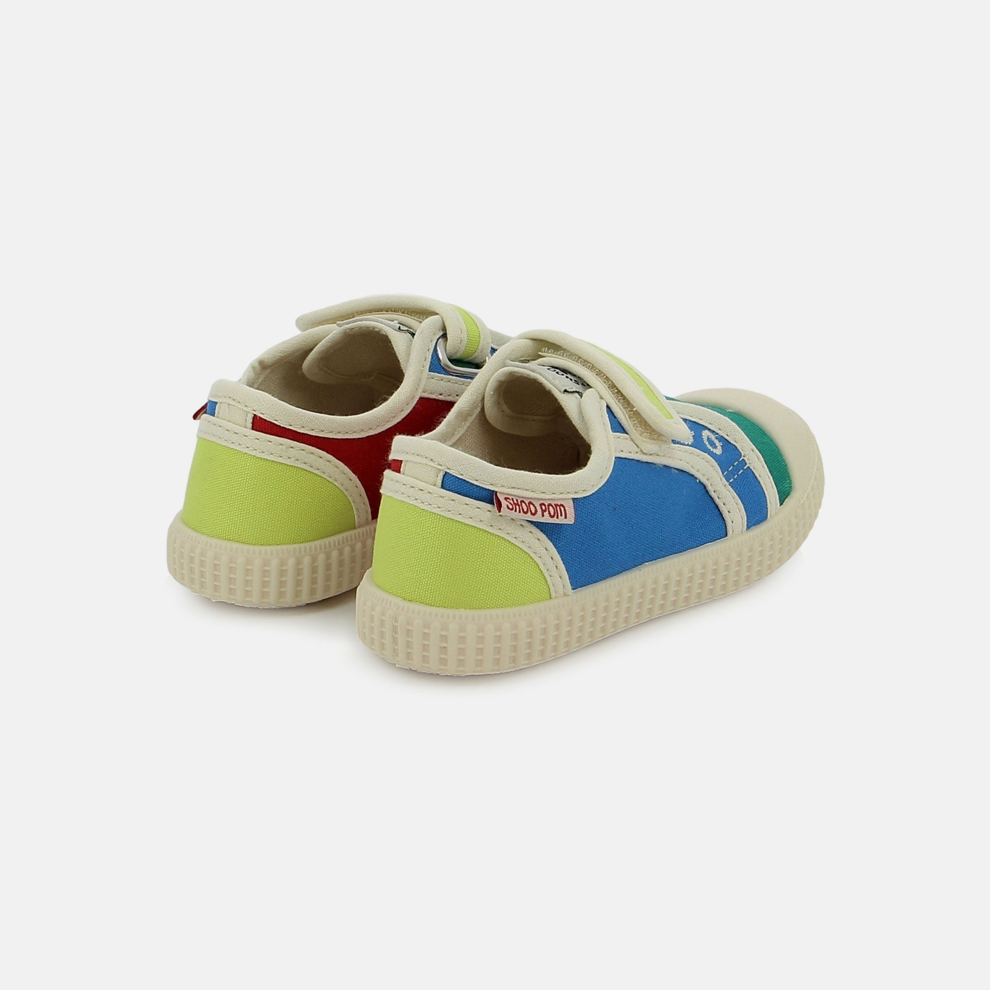 shoo-pom-juju-easy-baskets-toile-enfant-jeans-multi image 3