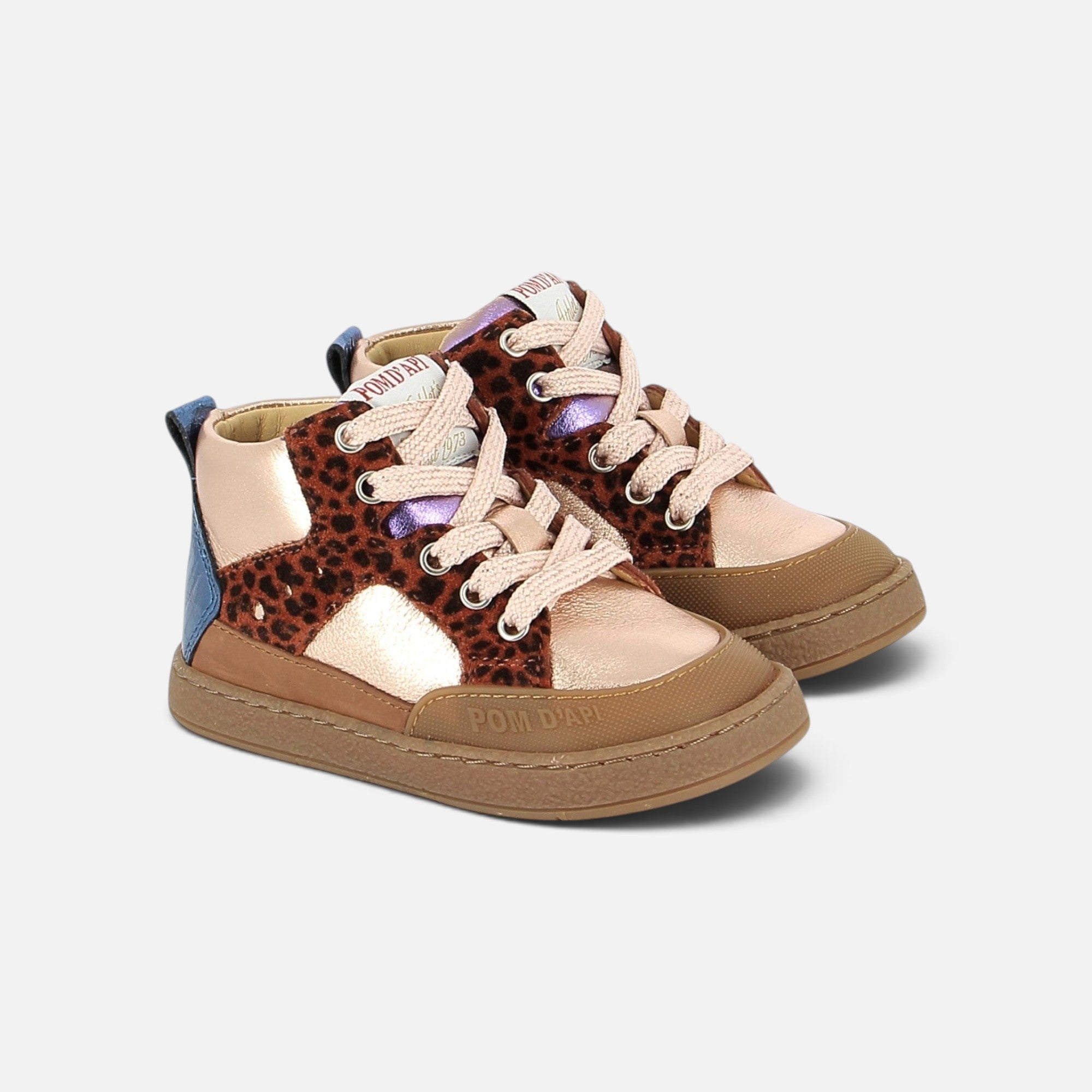 pom-d-api-mousse-bump-baskets-enfant-cuivre-rouille-l-o image 1