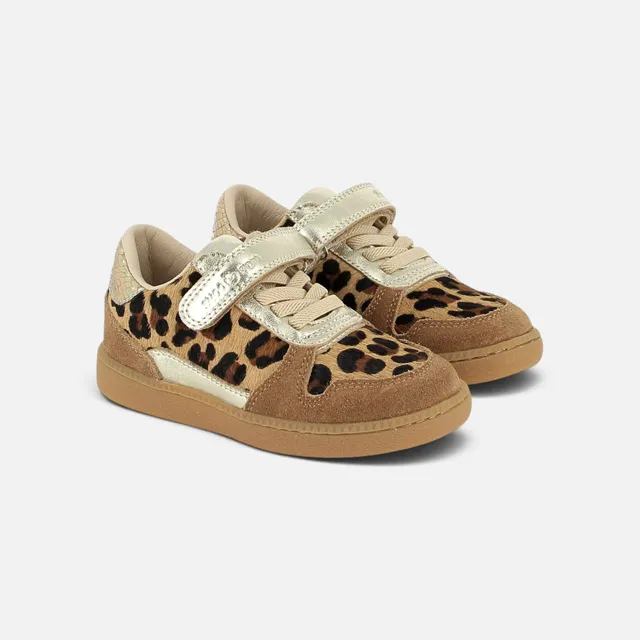 shoo-pom-sp-kix-lo-connect-basket-fille-platine-l-o-beige image 1