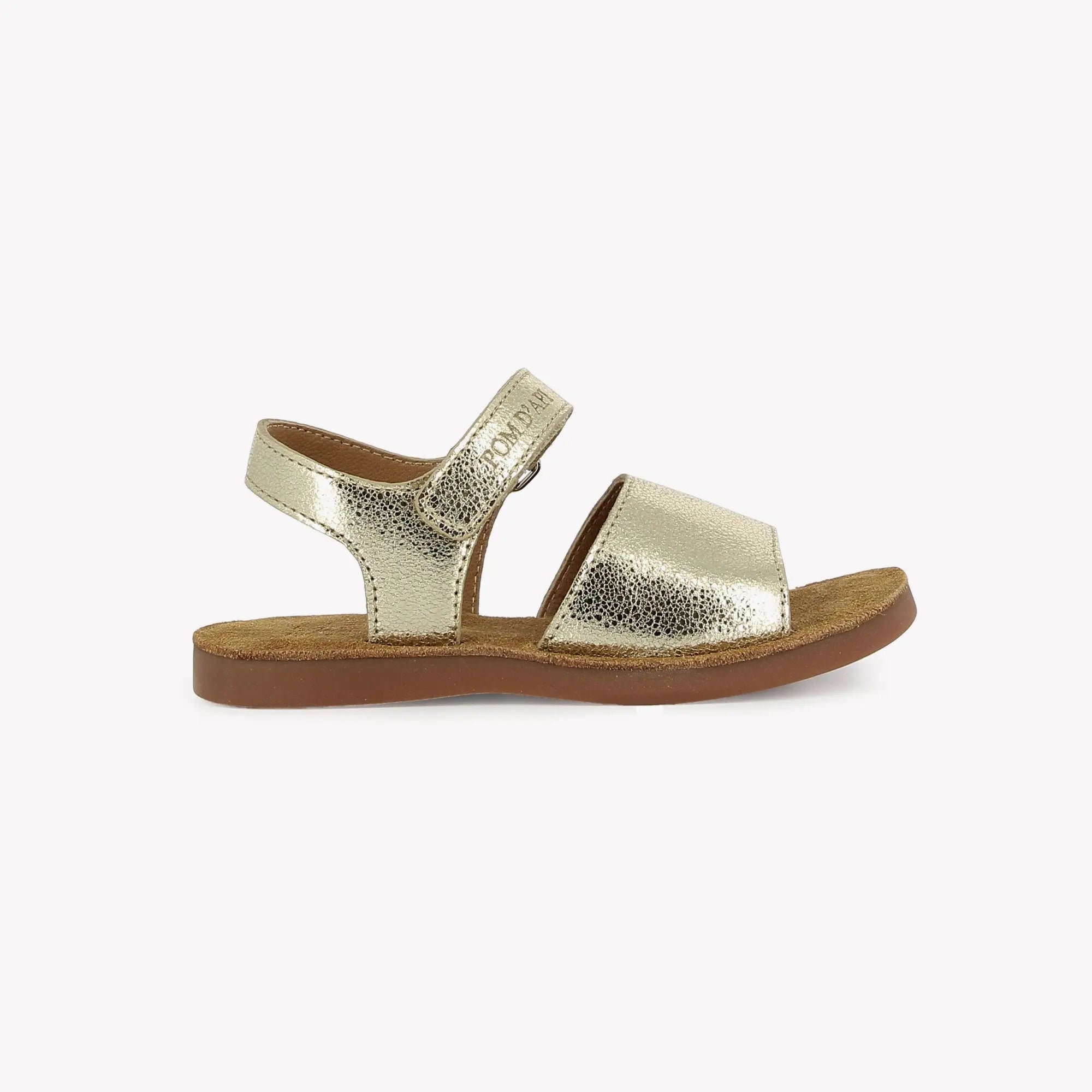 pom-d-api-plage-air-easy-sandales-fille-laminato-milled-champan-dor image 4