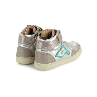 shoo-pom-play-flag-pwr-fille-basket-cuir-flash-argent-m-tallis image 3
