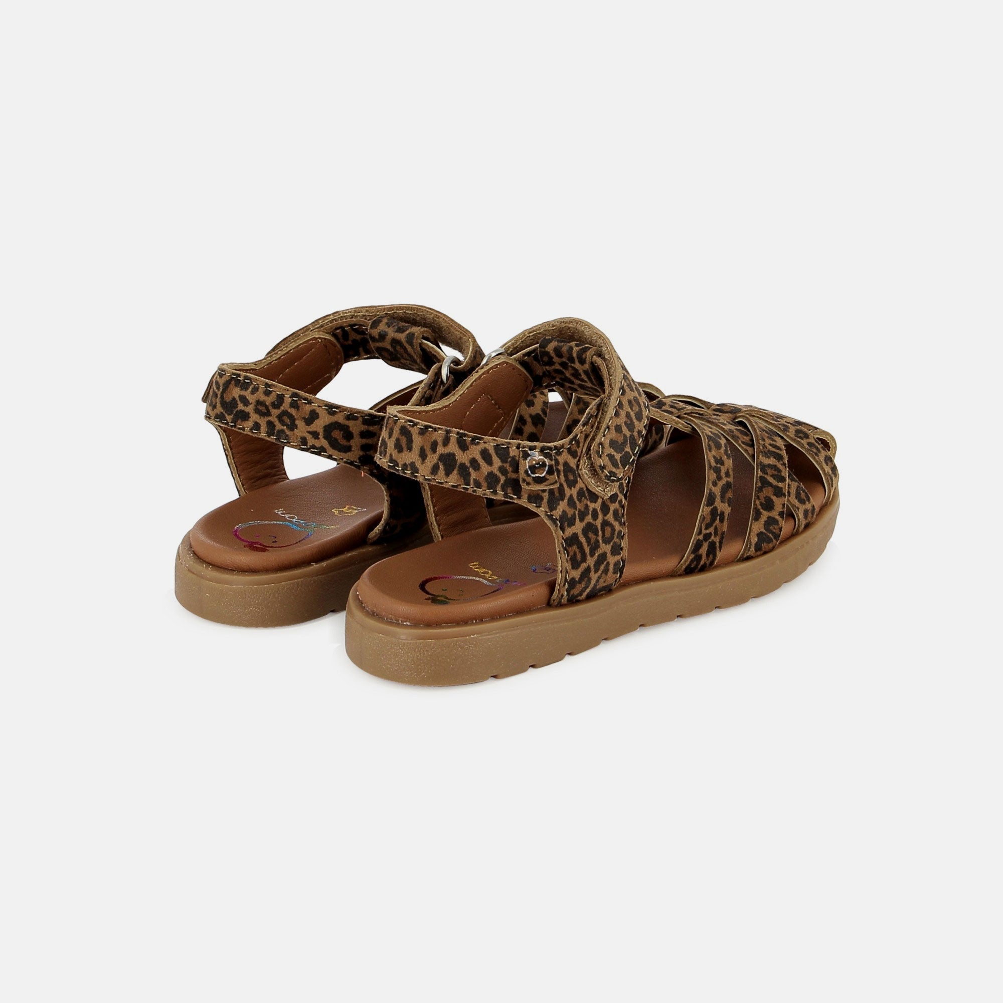 shoo-pom-kerala-easy-strap-sandale-cuir-leopard-camel-bout-ferm image 3