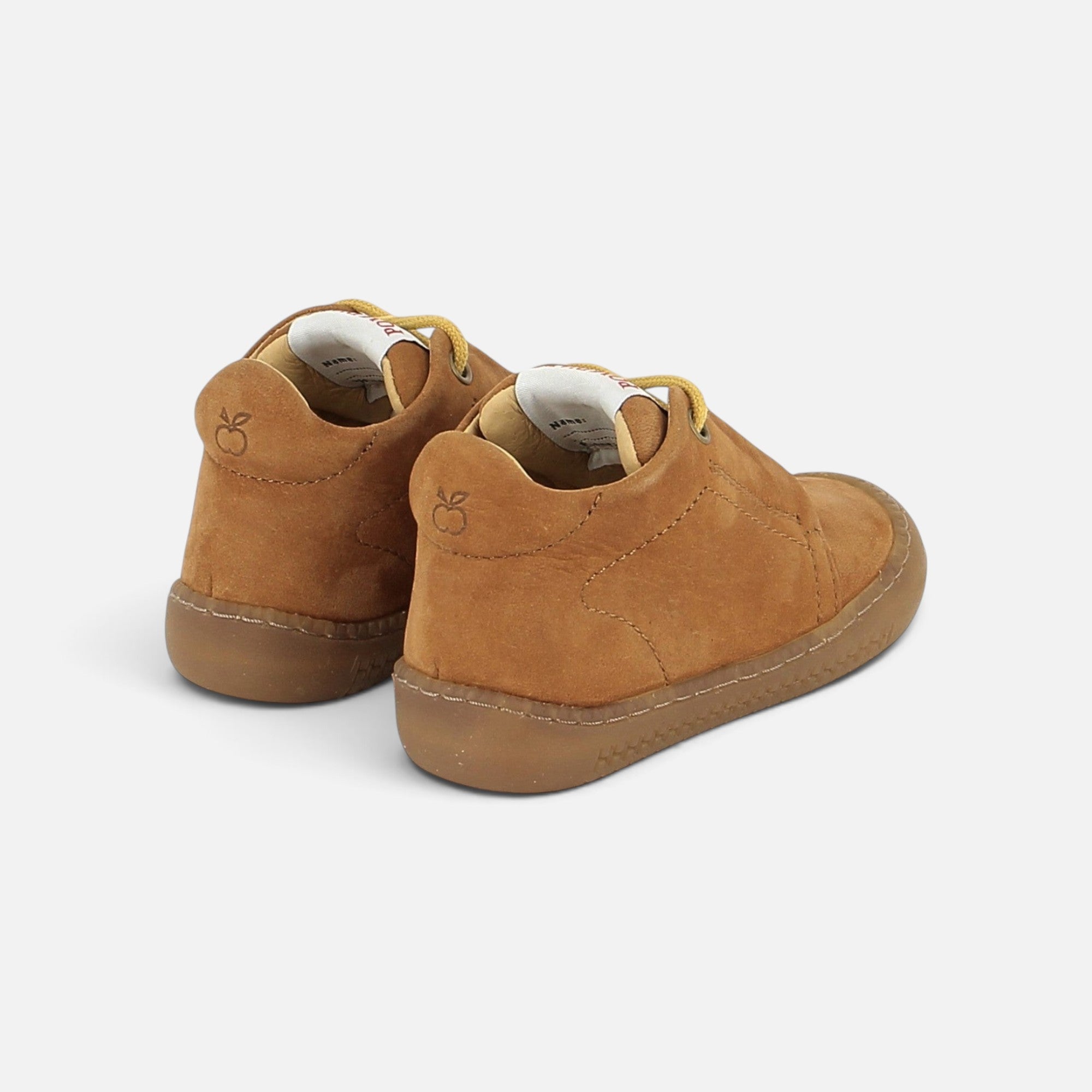 pom-d-api-yaka-speed-chaussure-premiers-pas-nubuck-camel-barefoot image 2