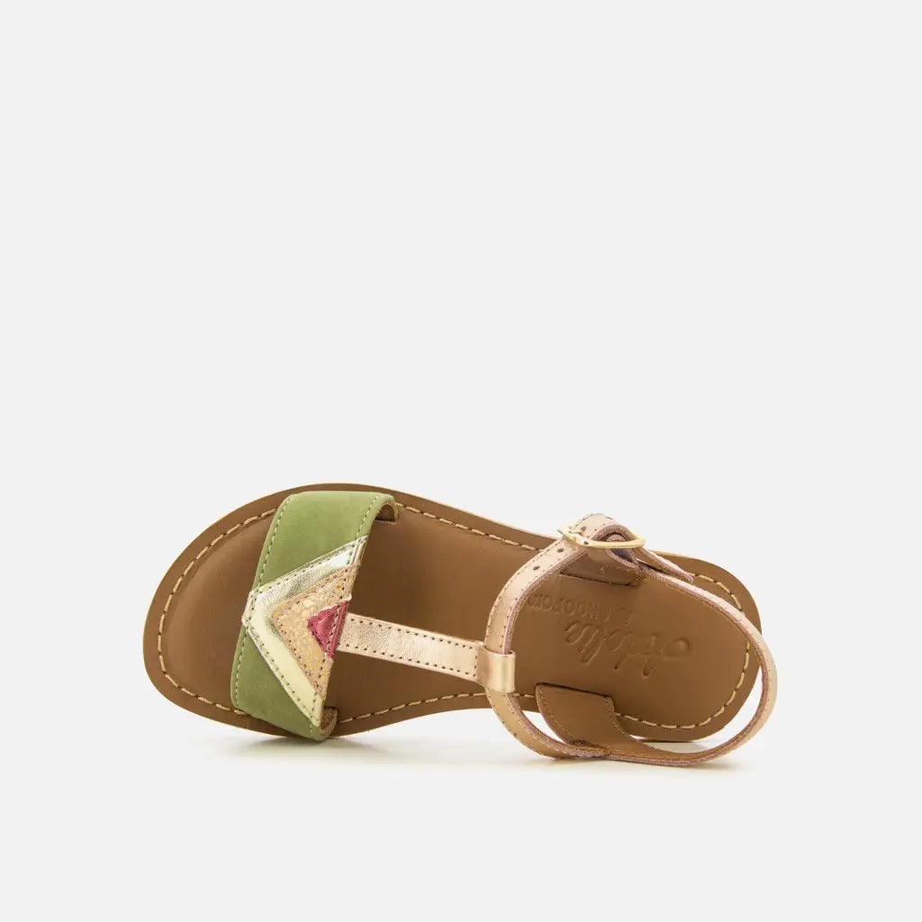shoo-pom-lazar-delta-sandale-grande-pointure-cuir-kaki-m-tallis image 4