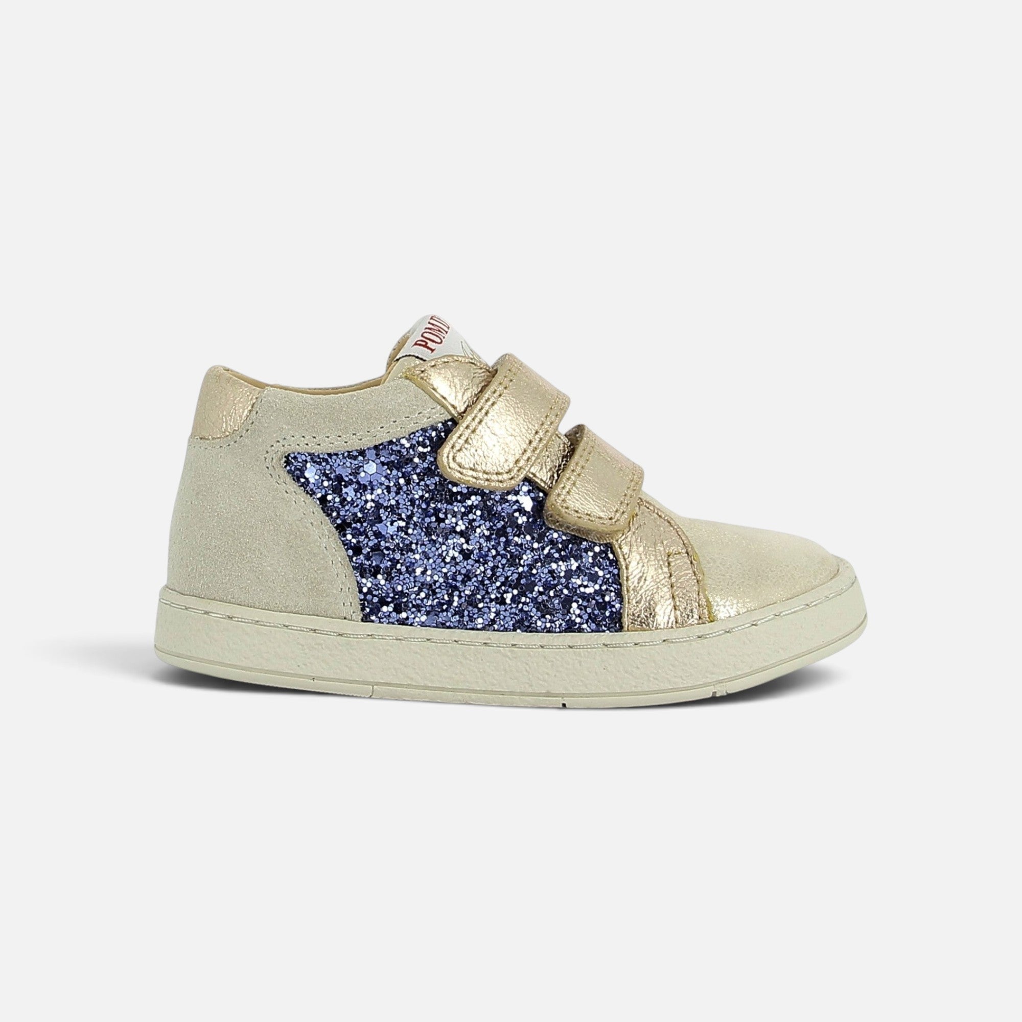 pom-d-api-mousse-easy-top-basket-cuir-dor-platine-azul image 4