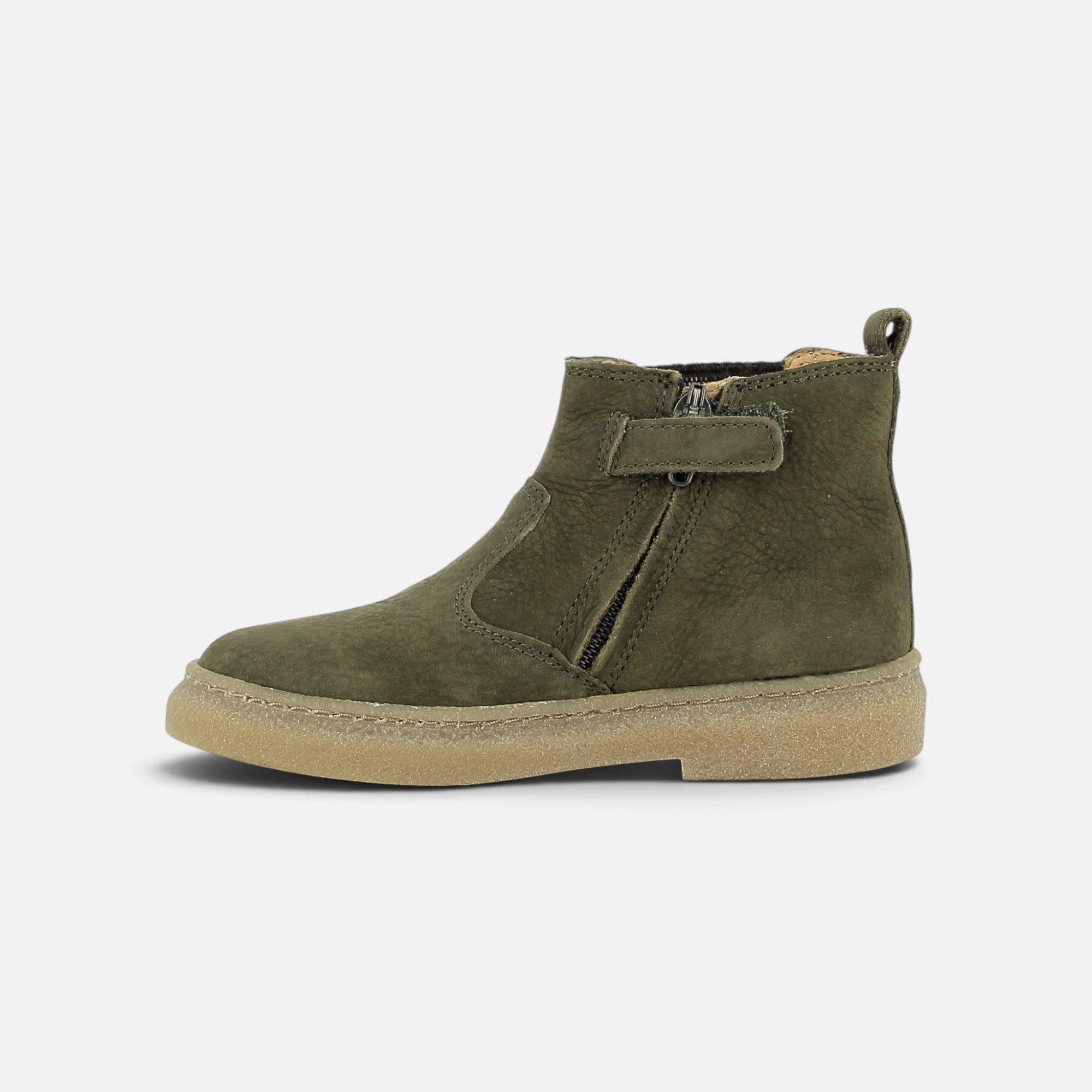 pom-d-api-trix-jod-zip-nubuck-grain-kaki-bottine-gar-on image 5