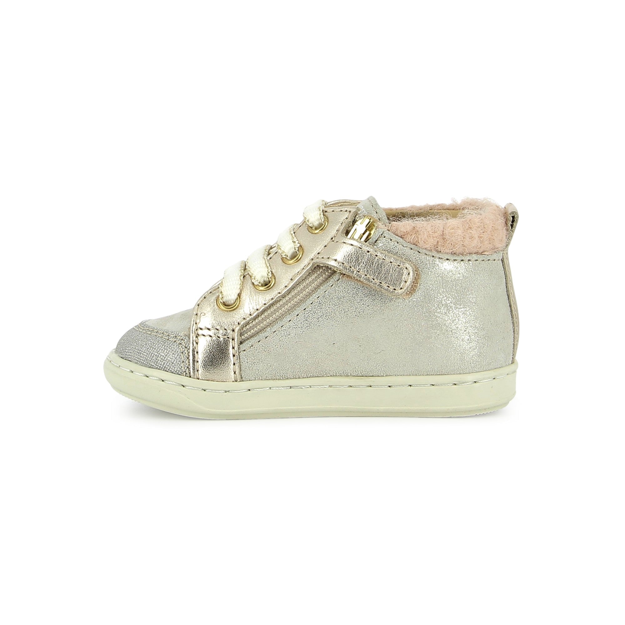 shoo-pom-bouba-pom-pom-chaussure-premiers-pas-white-platine image 5