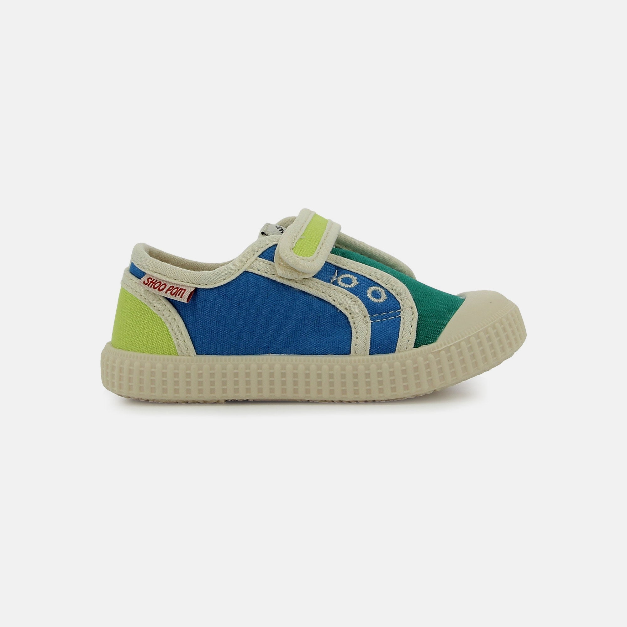 shoo-pom-juju-easy-baskets-toile-enfant-jeans-multi image 4