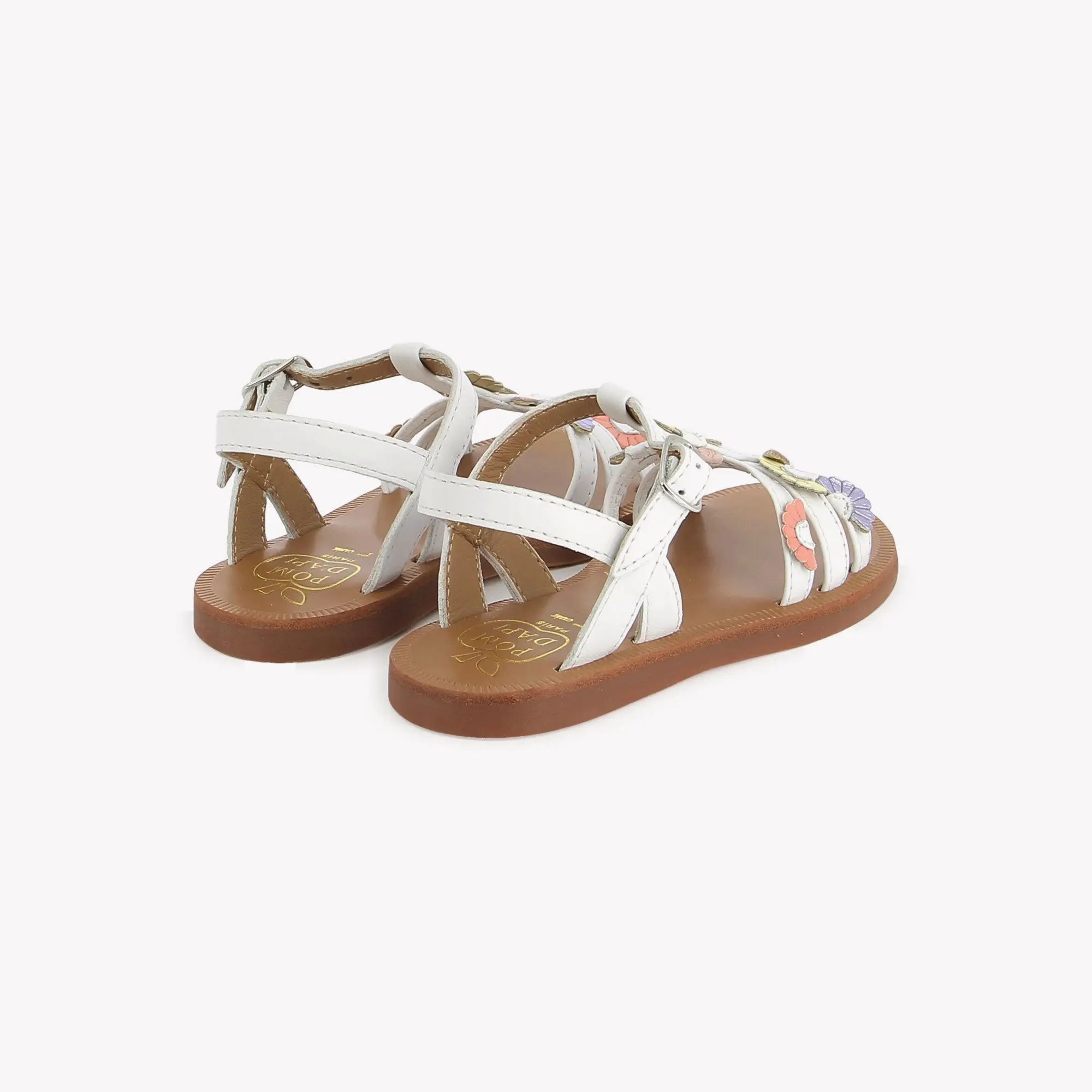 pom-d-api-plagette-multi-daisy-sandale-enfant-blanc-multi-fresh image 3