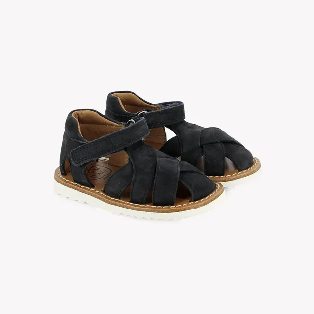 pom-d-api-waff-cross-sandale-gar-on-nubuck-marine-scratch image 1
