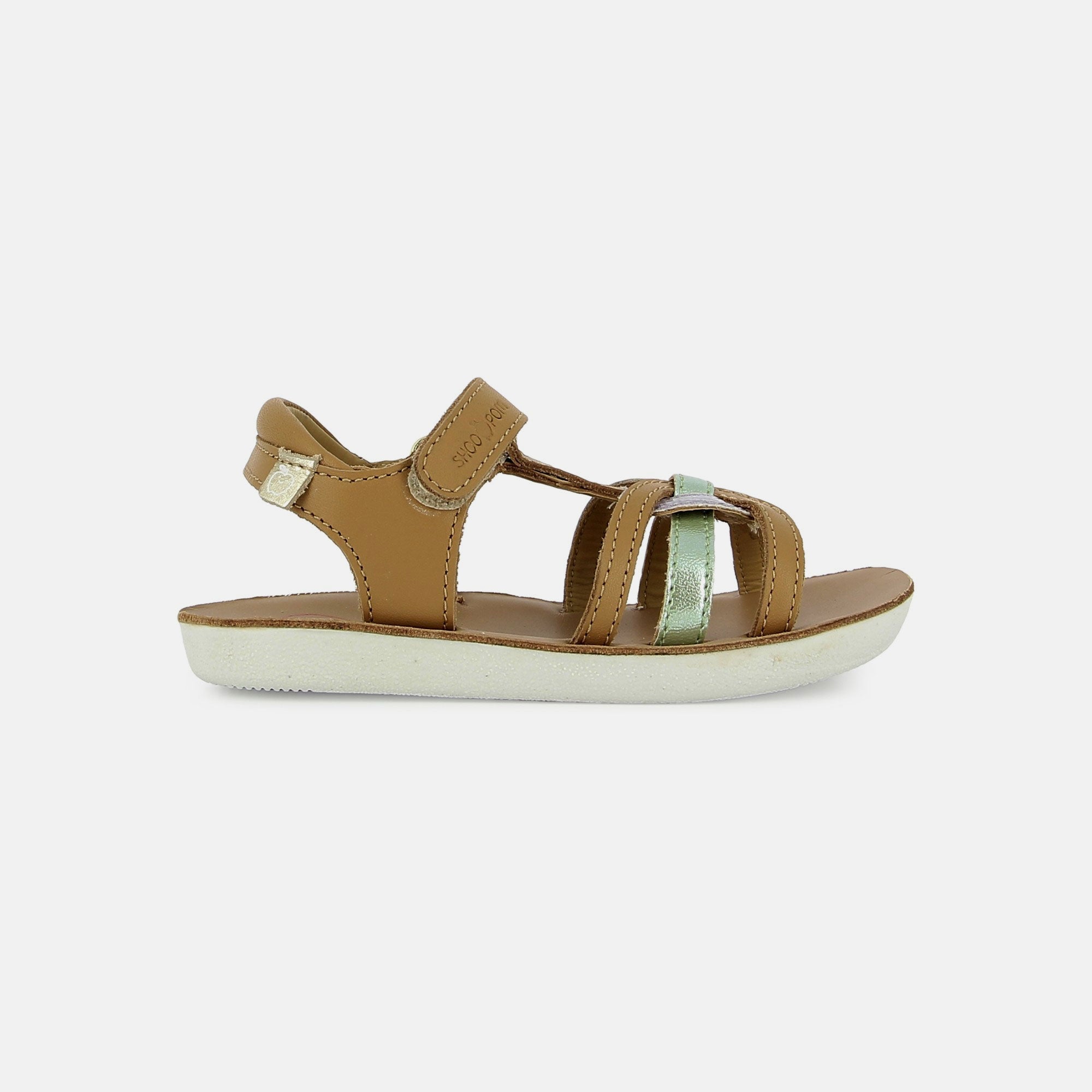 shoo-pom-goa-4ever-sandales-cuir-enfant-camel-lilac image 4