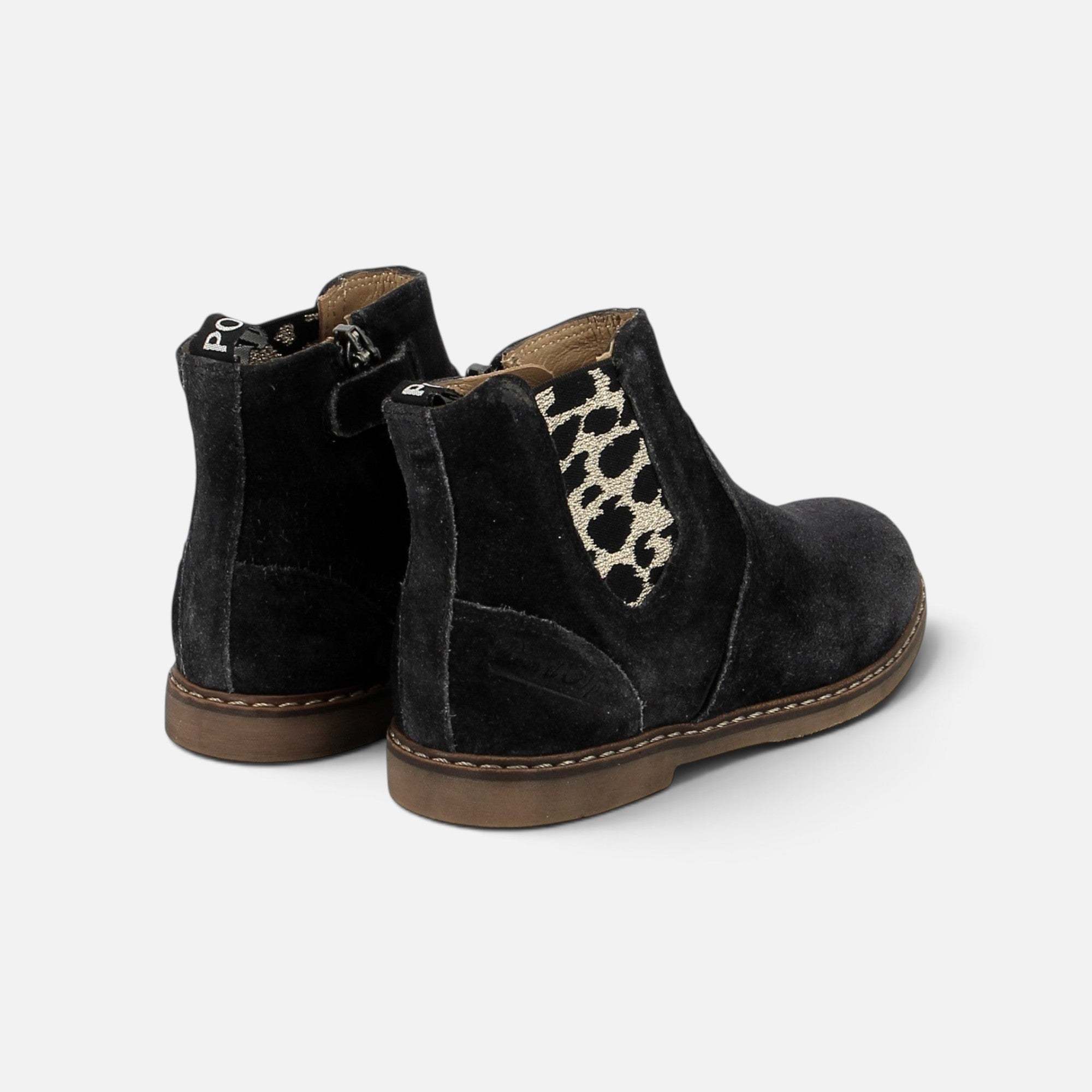 pom-d-api-city-jodzip-velours-coal-bottine-fille-cuir image 2