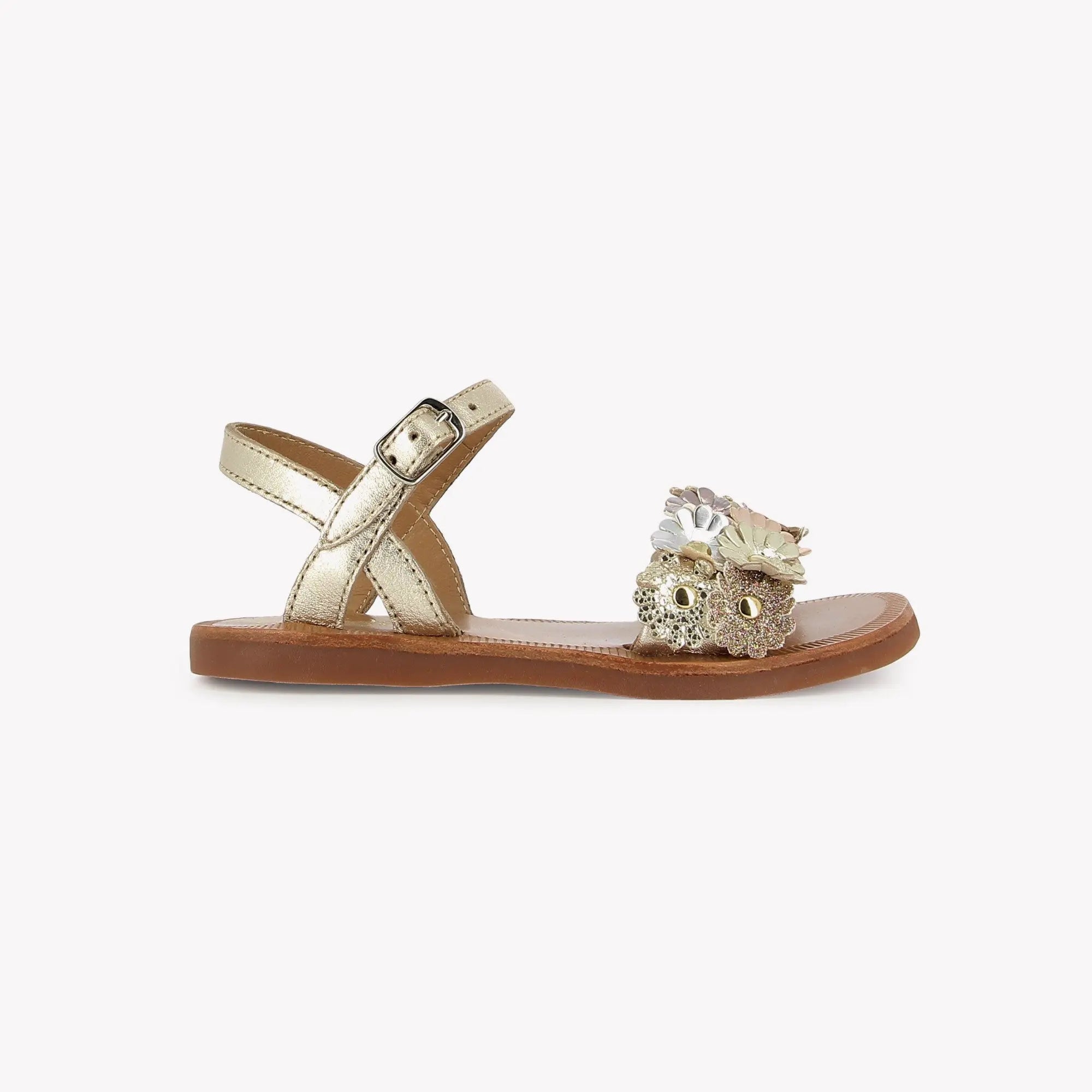 pom-d-api-plagette-multi-flo-sandale-platine-fille image 4