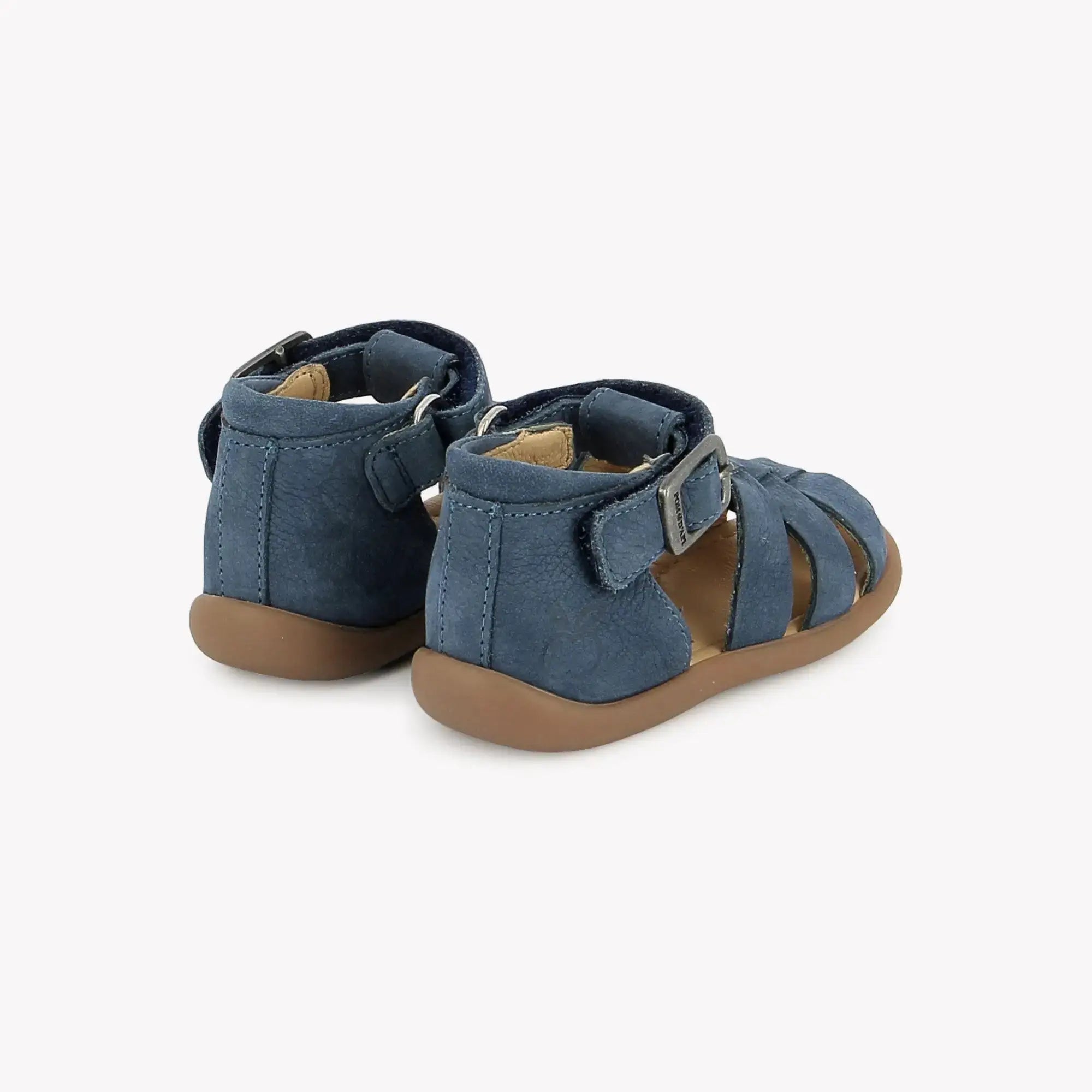 pom-d-api-stand-up-papy-sandale-b-b-nubuck-jeans image 3