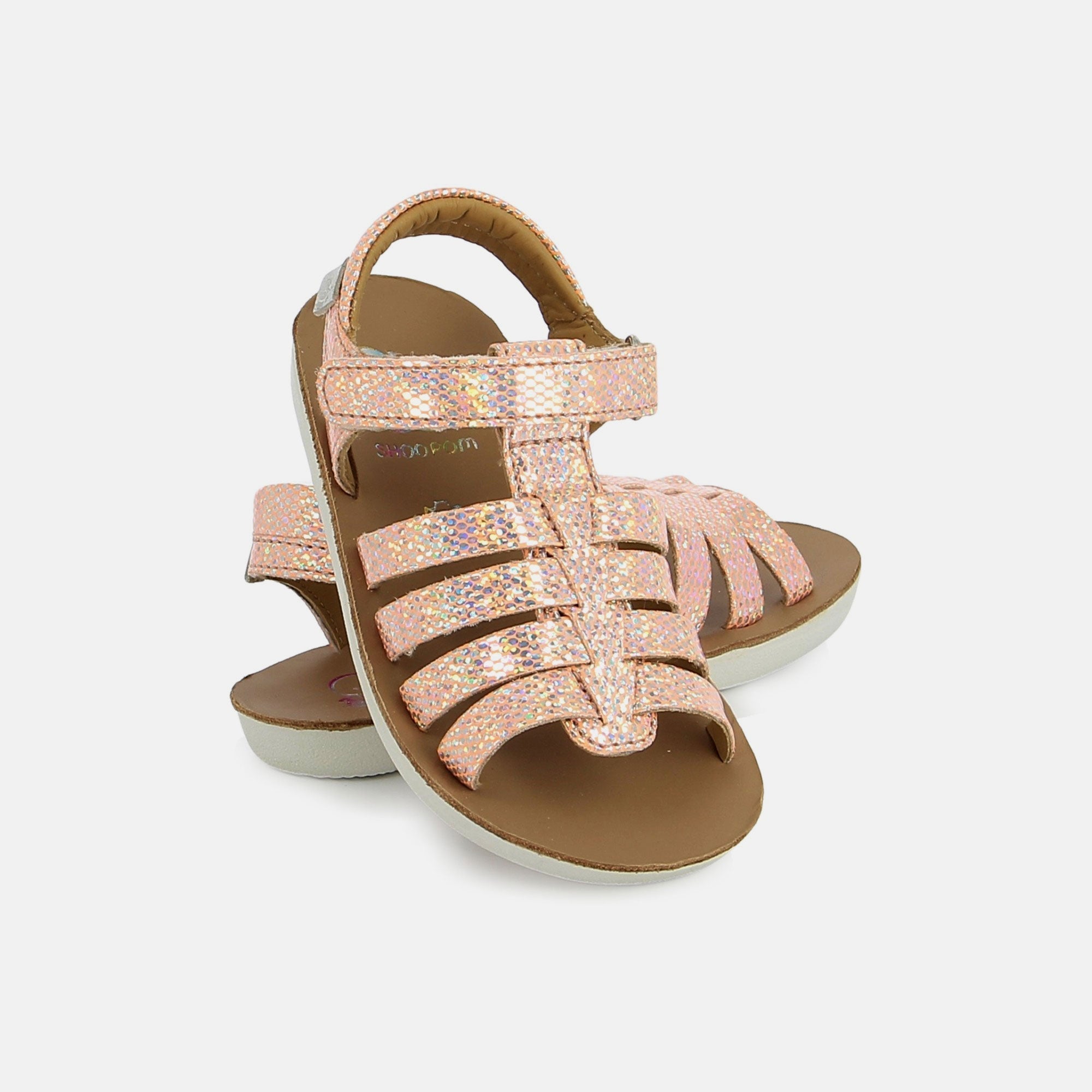 shoo-pom-goa-spart-sandale-fille-n-on-glitter-orange-t image 2