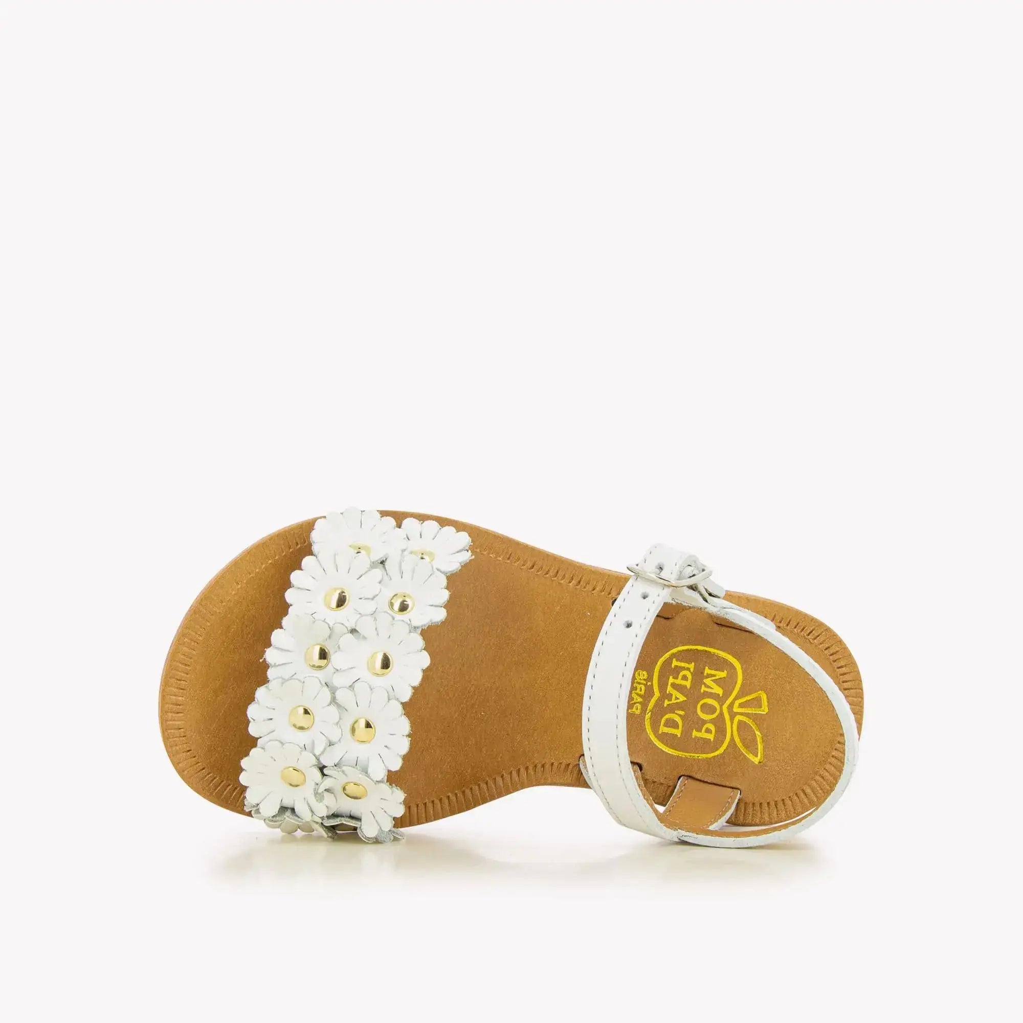 pom-d-api-plagette-multi-flo-sandale-fille-blanc-vernis image 2