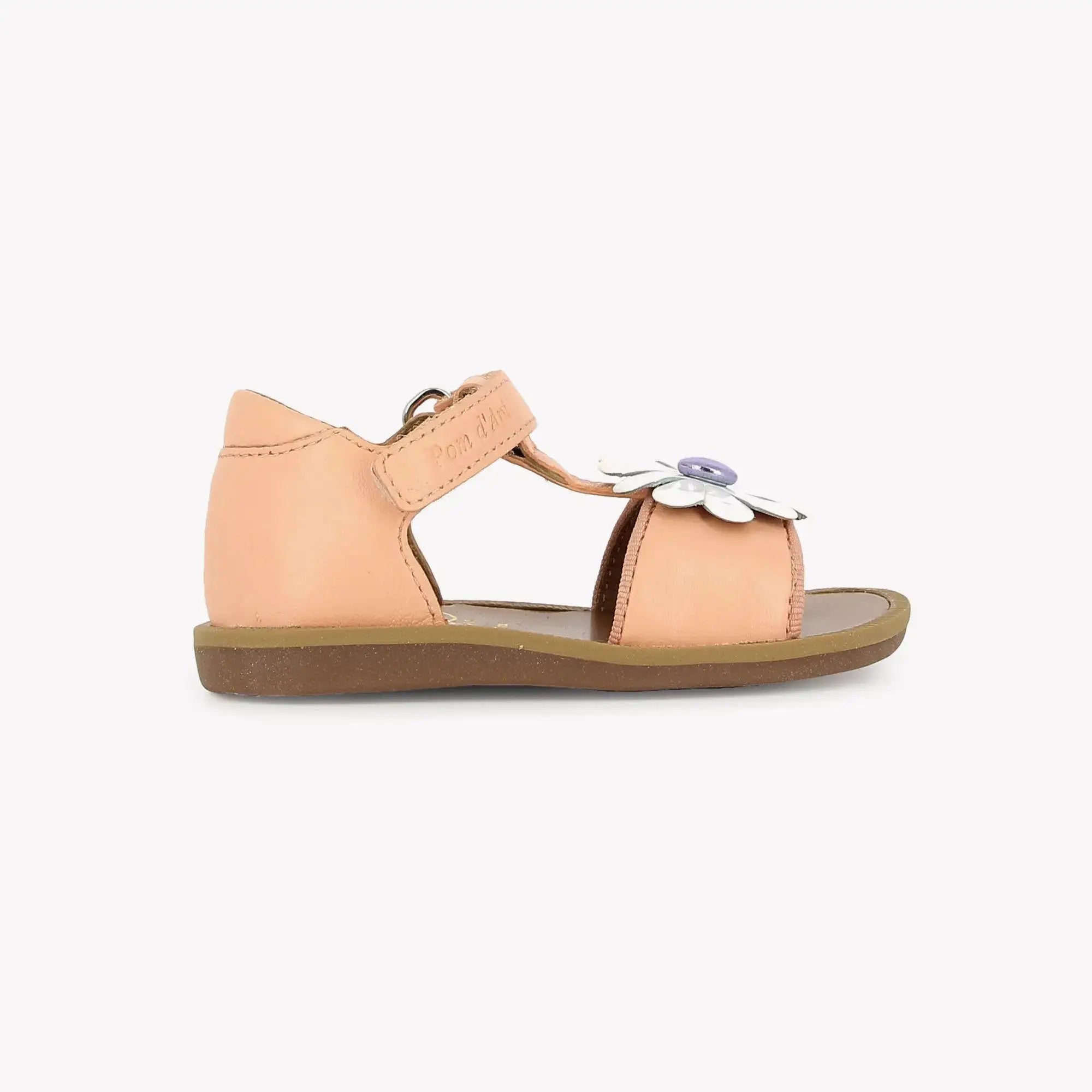 pom-d-api-poppy-big-flo-sandale-premiers-pas-fille-clems image 4