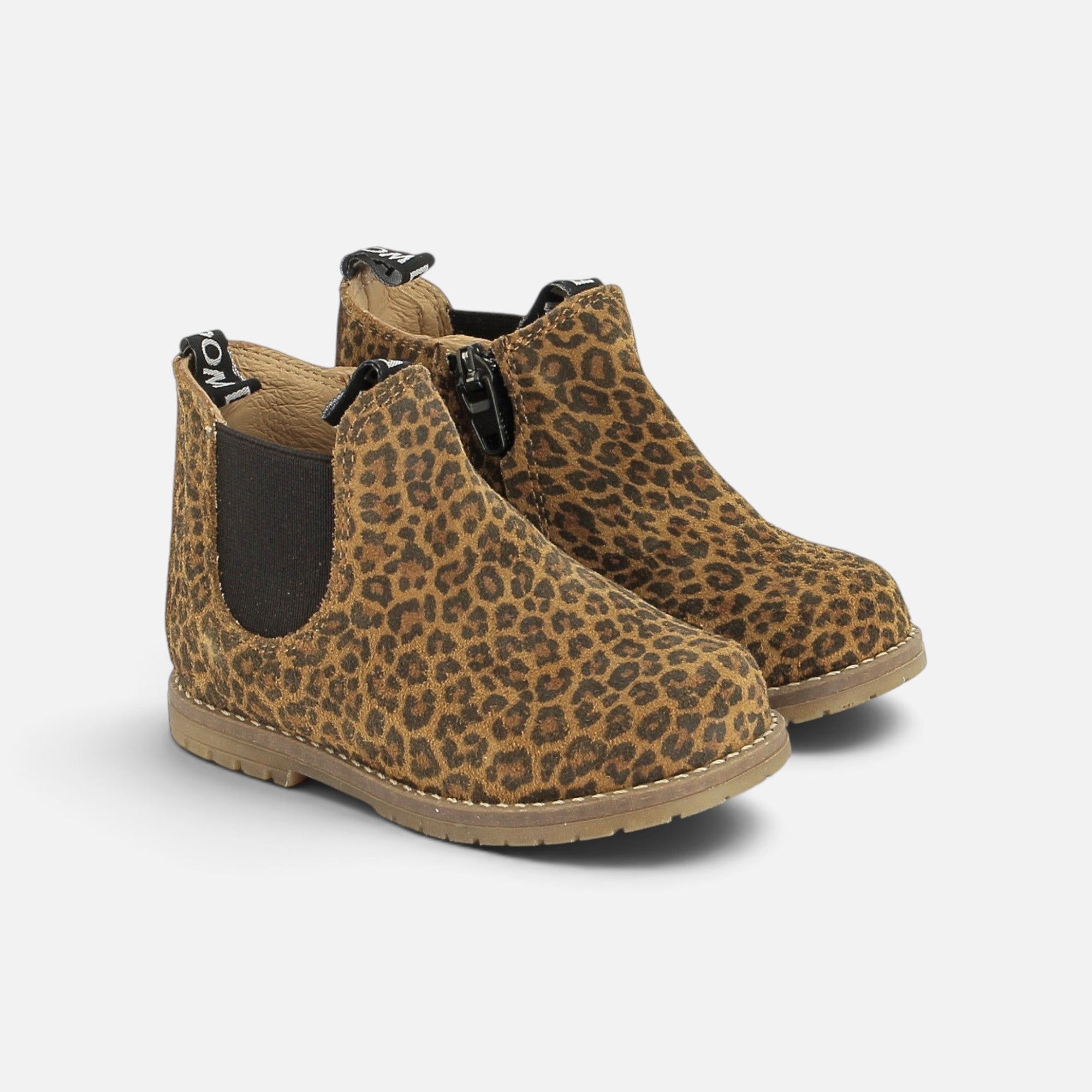 pom-d-api-bob-jod-zip-chelsea-boot-enfant-marron-naturel-baby-leo image 1