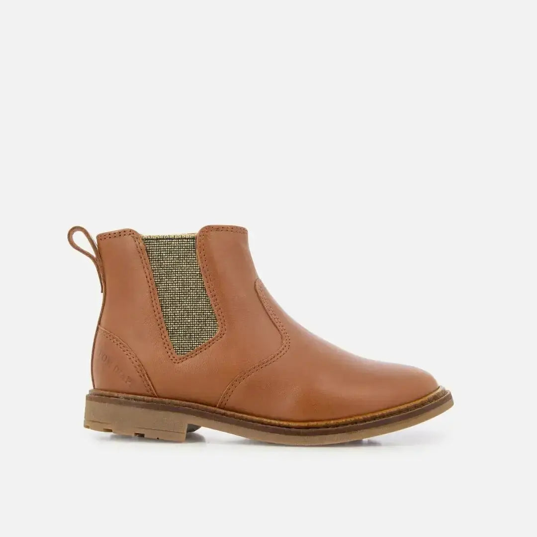 pom-d-api-sister-jodzip-bottine-enfant-cuir-camel image 2
