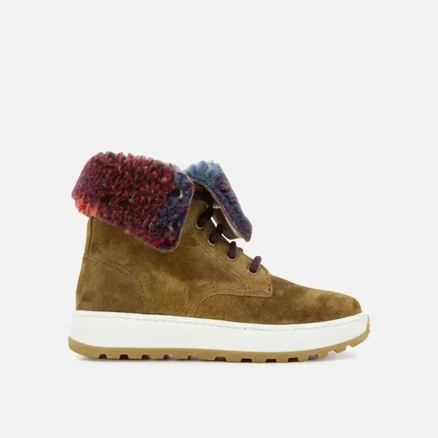 pom-d-api-flow-park-boots-marron-lacets-zip-fourr-e image 1