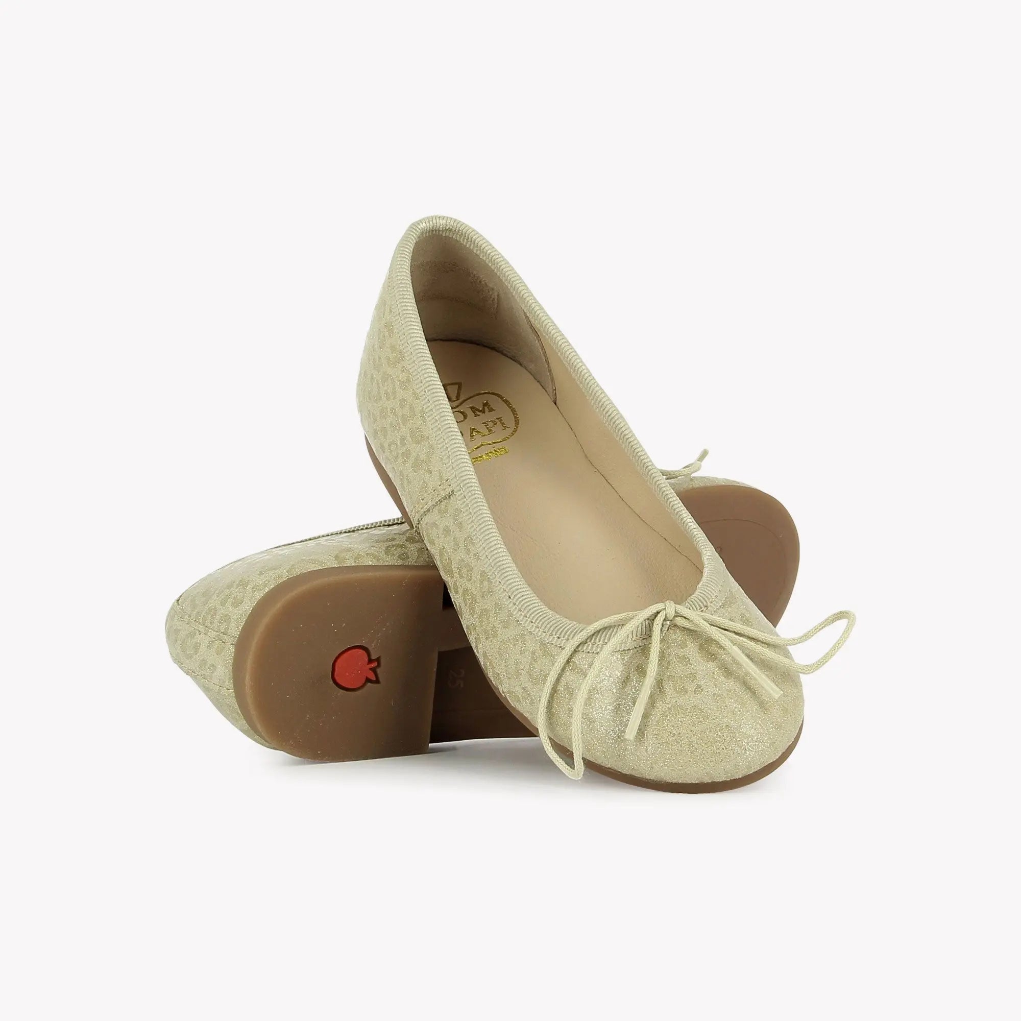 pom-d-api-dory-bal-ballerine-enfant-platino-cuir image 2