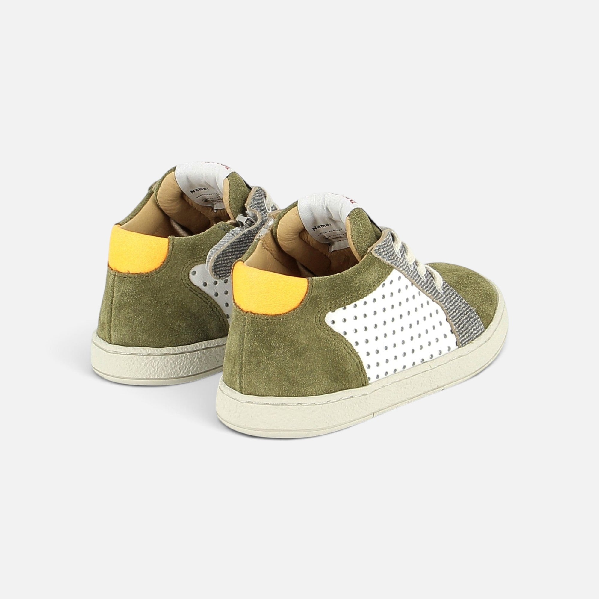pom-d-api-mousse-lace-perfo-vel-carpenter-olive-off-white-basket-gar-on image 2