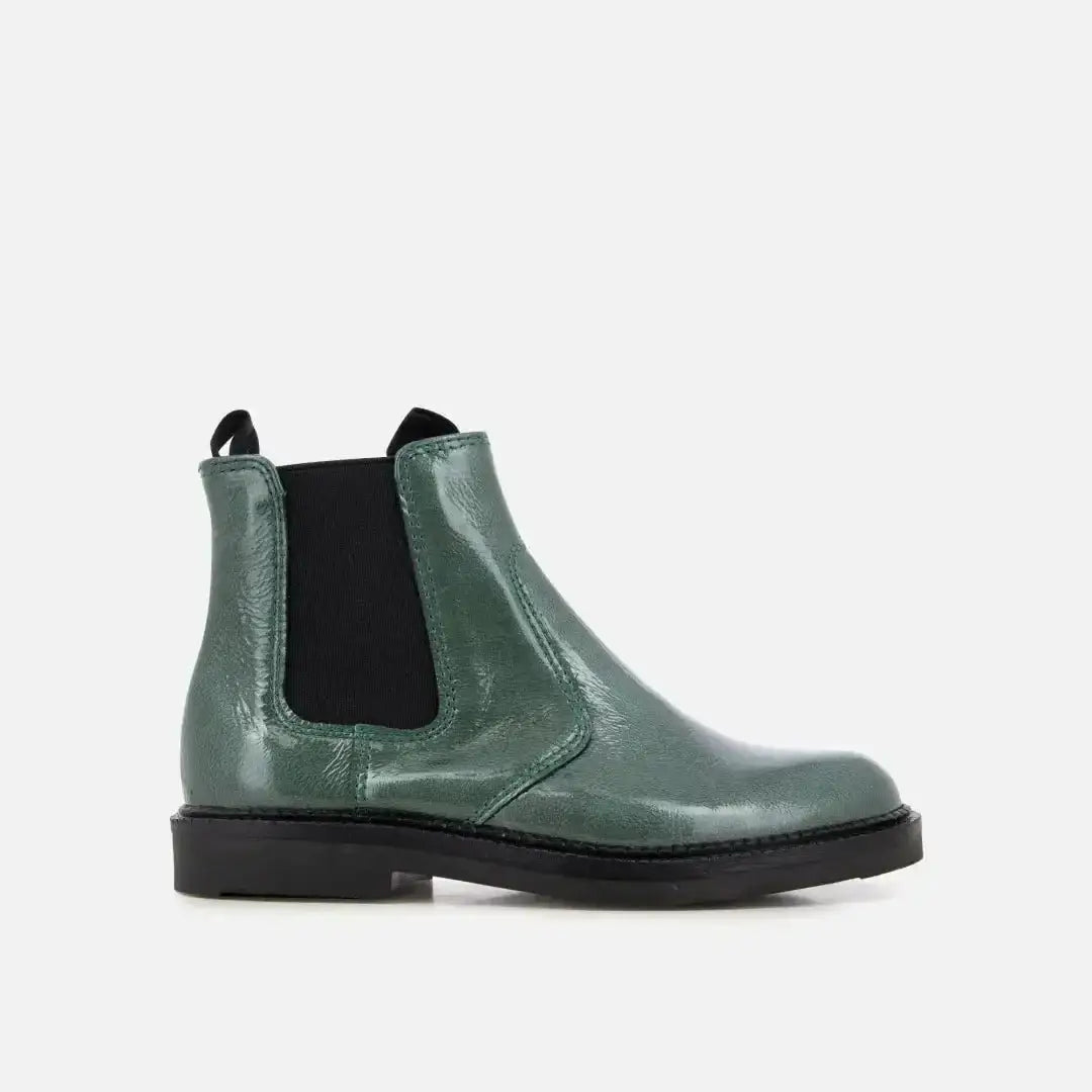 pom-d-api-uncle-jod-bottines-enfant-vert-vernis image 2