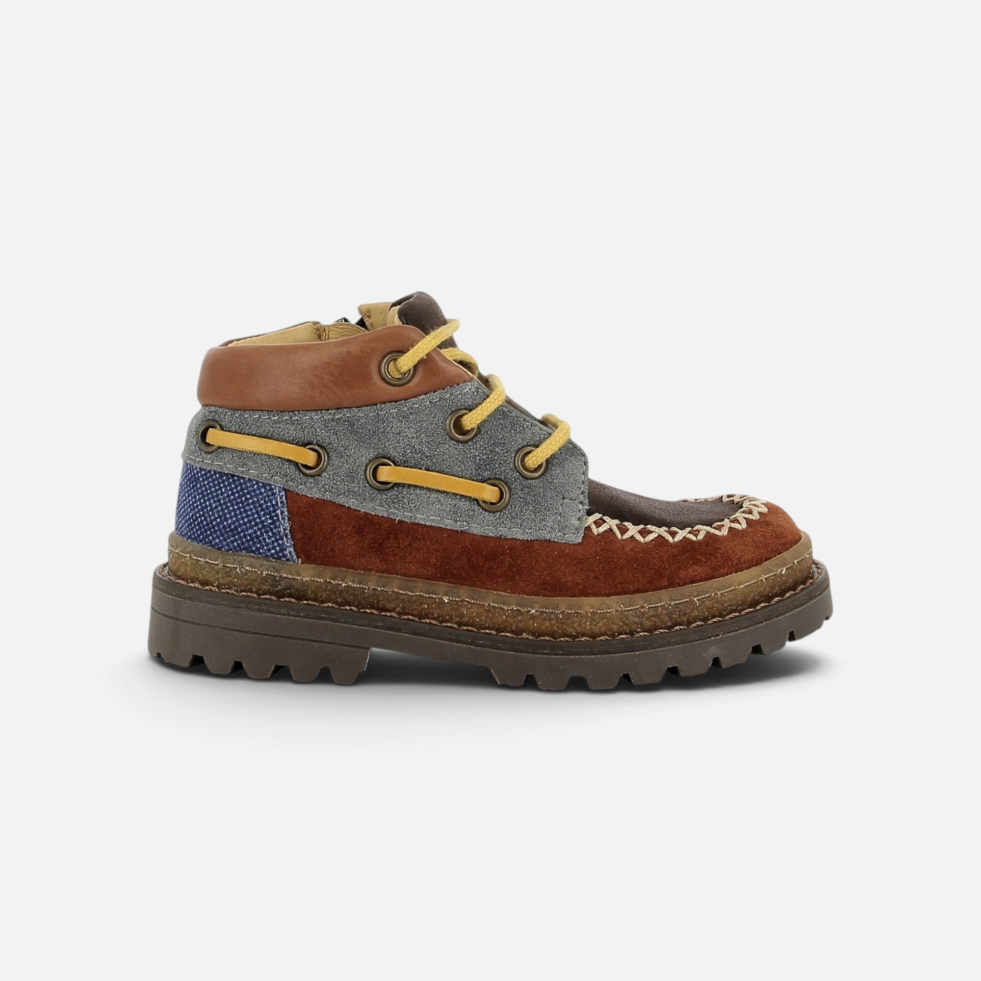 pom-d-api-wall-boat-vel-kentuky-chaussure-basse-enfant-brique-basilic image 4