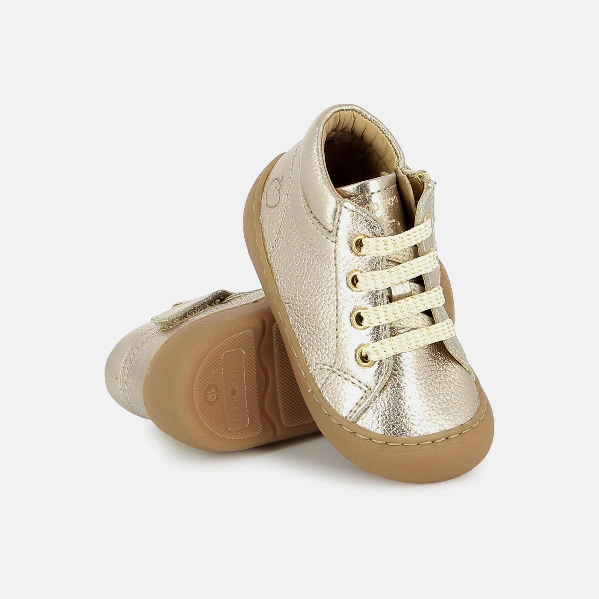 shoo-pom-plum-lace-basket-barefoot-b-b-light-bronze image 2