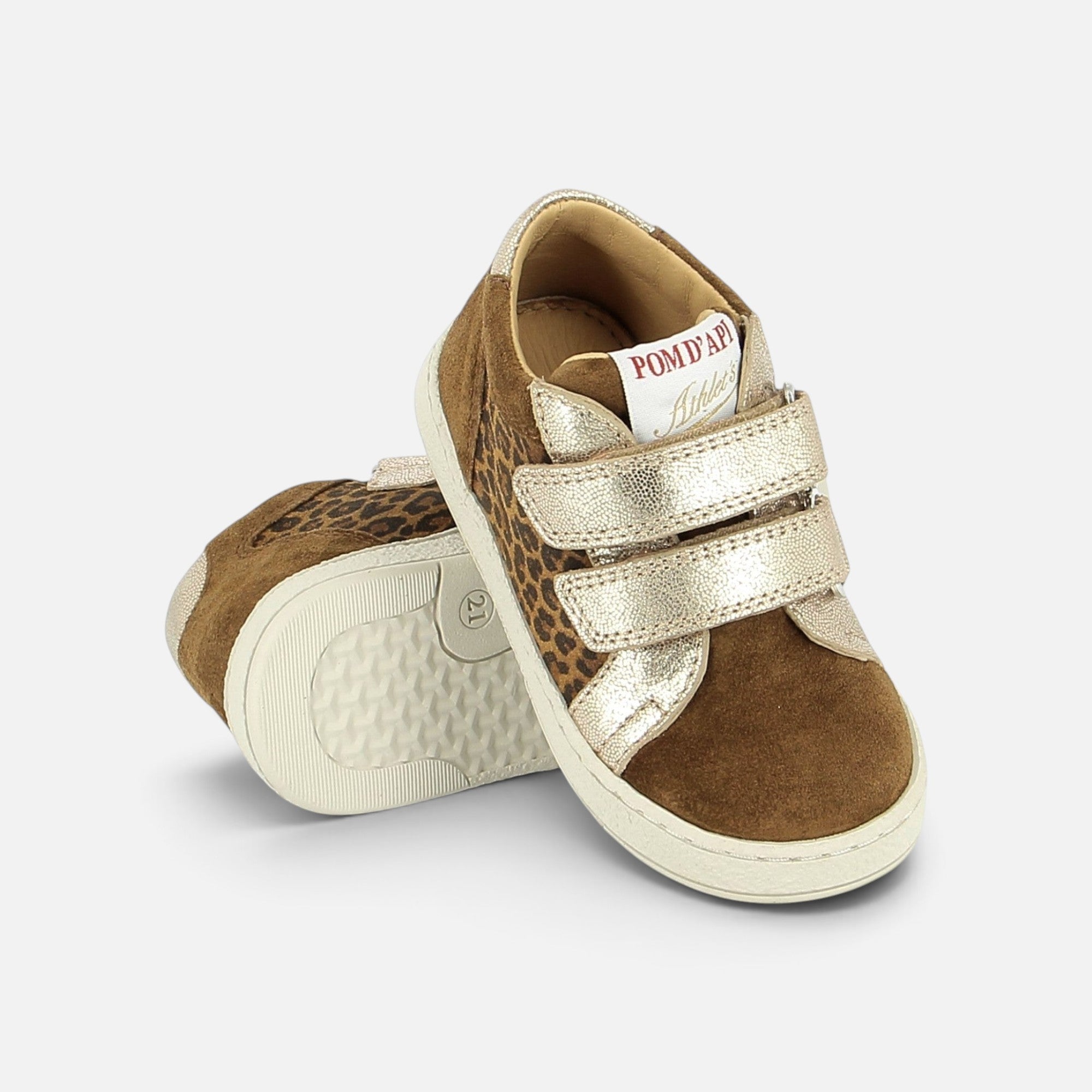 pom-d-api-mousse-easy-top-velours-baby-leo-miel-naturel-basket-fille image 3